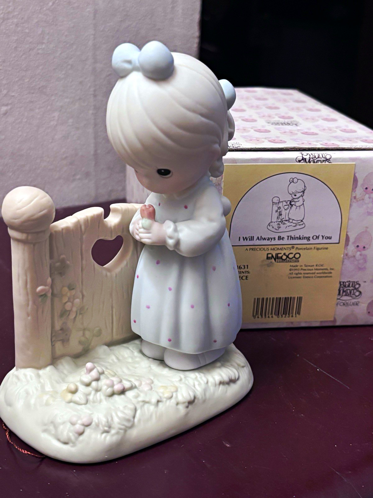 Precious Moments “I Will Always Be Thinking Of You” Porcelain Boxed