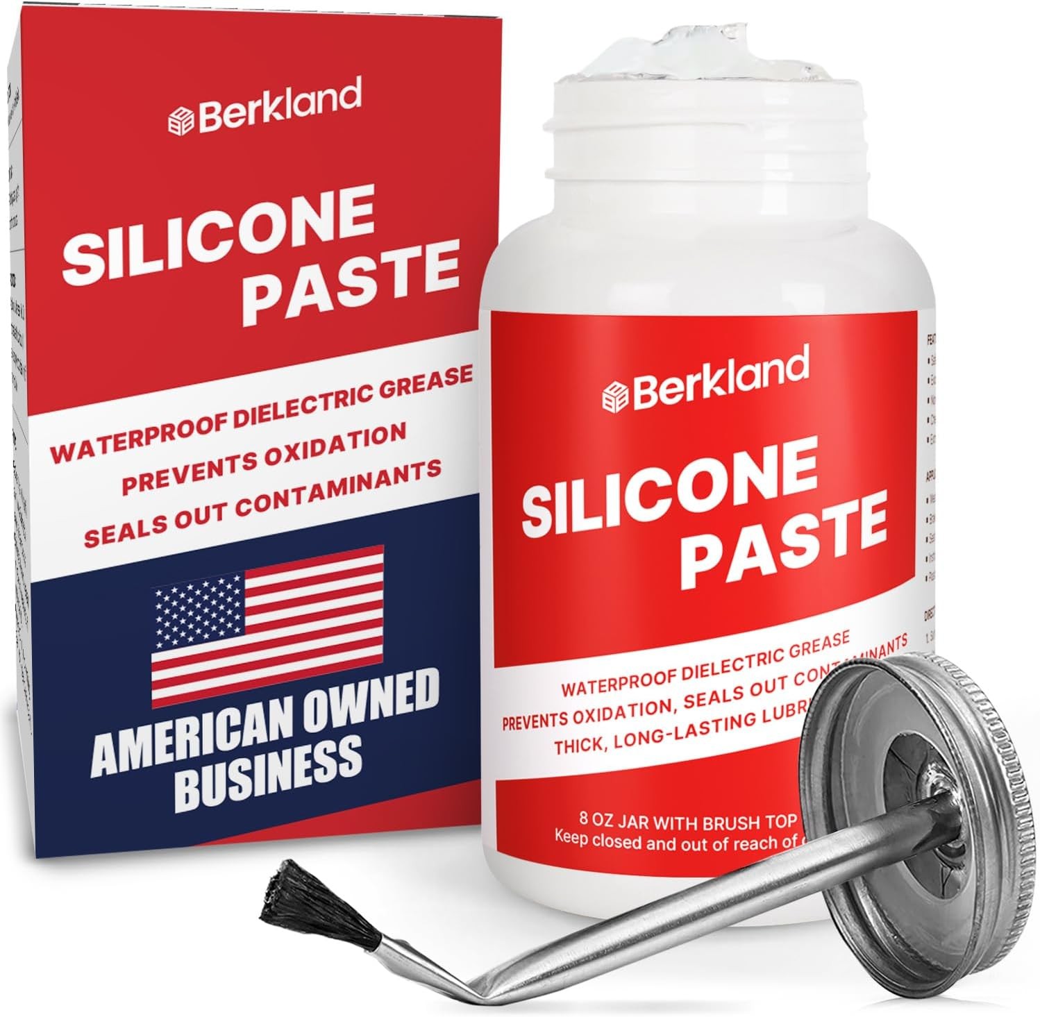 Silicone Dielectric Grease Paste 8oz Waterproof Automotive Electrical Connector
