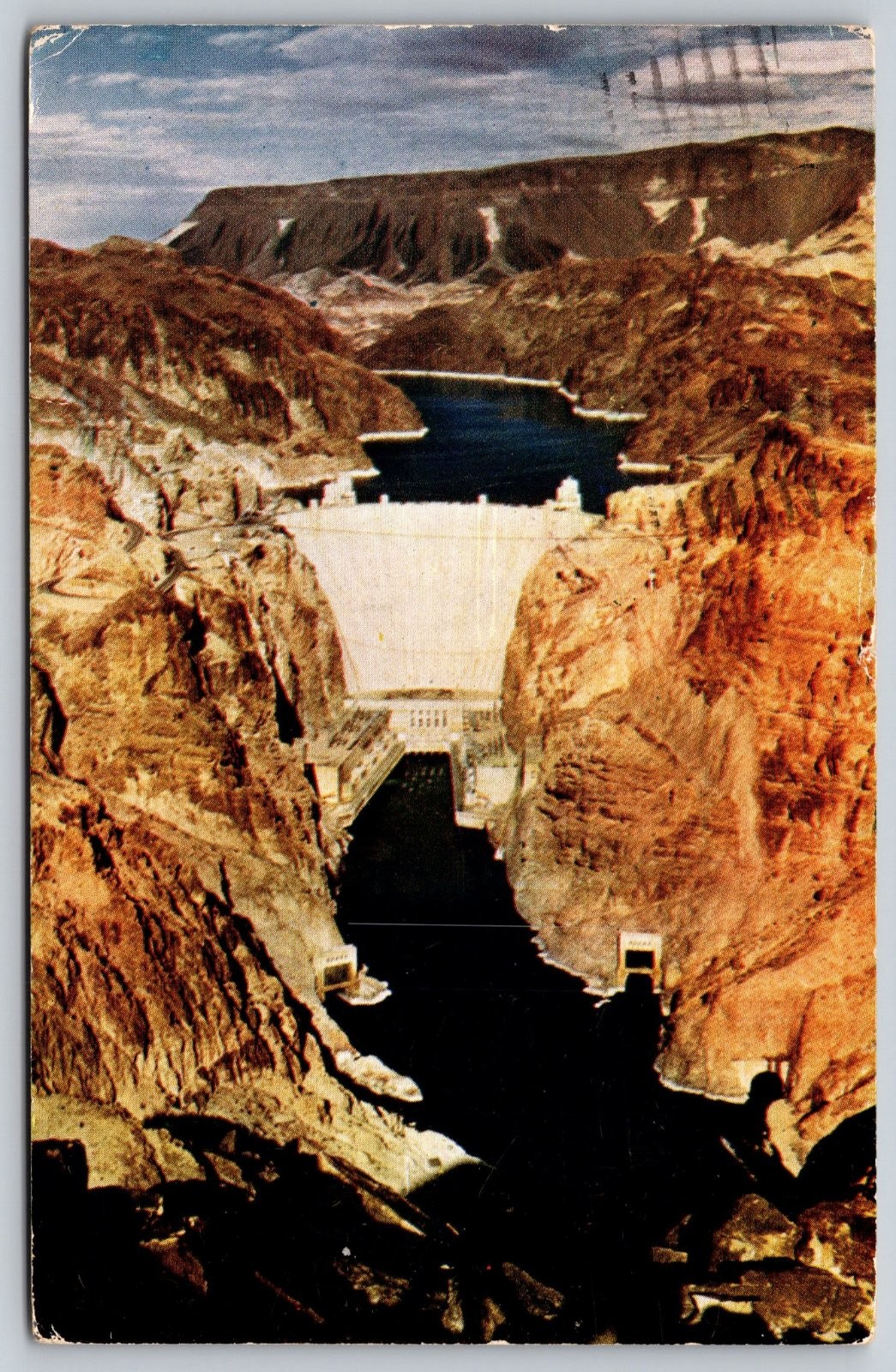 Hoover Dam Arizona Nevada Mike Roberts Postcard PC274