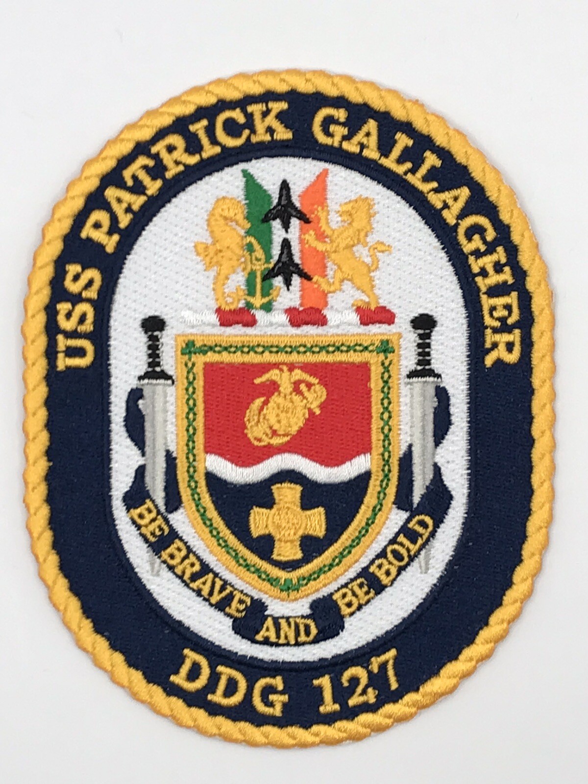 Ship\'s crest patch of USS PATRICK GALLAGHER (DDG 127)