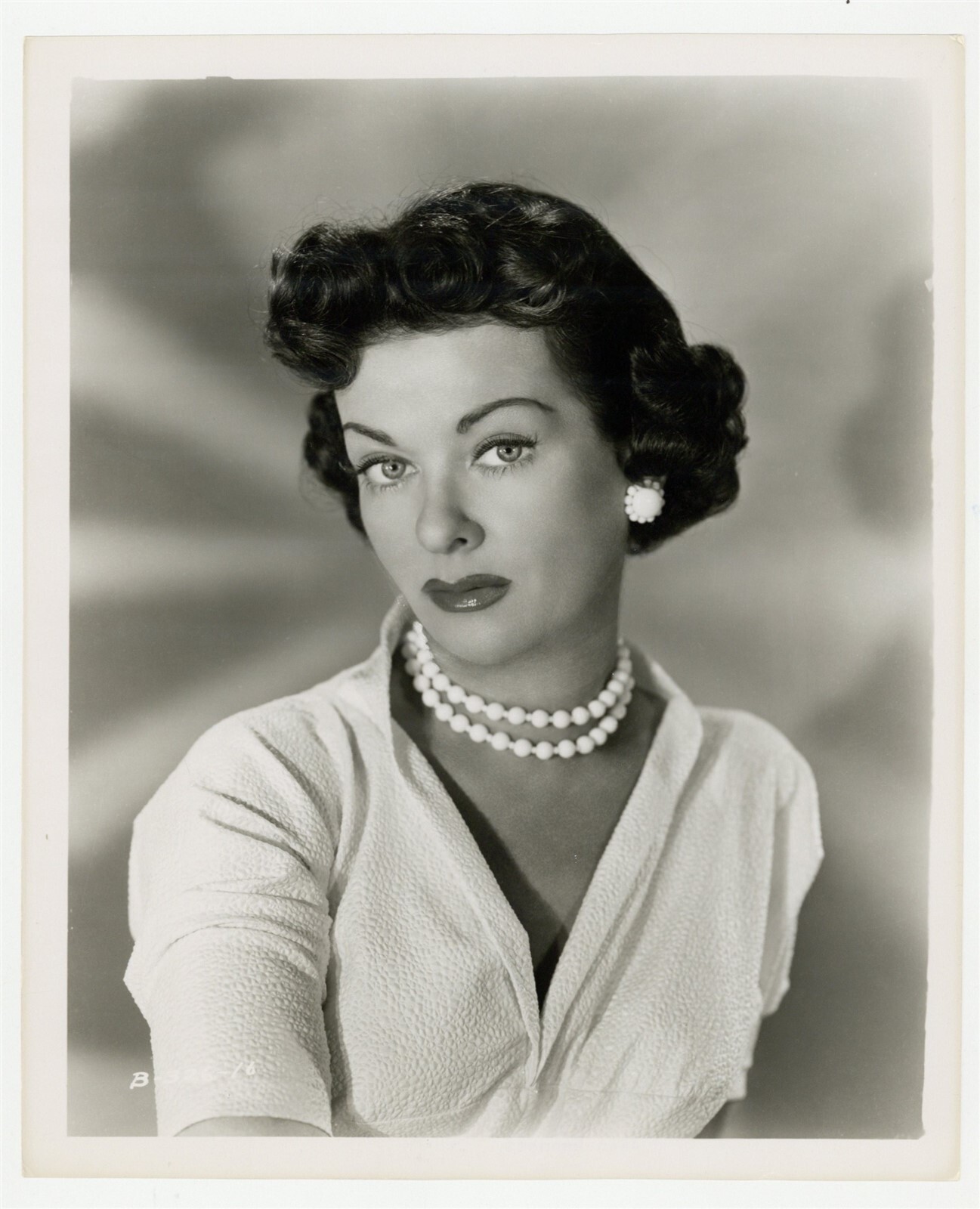 Joan Bennett 1954 Exceptional Portrait Original Studio Glamor Photo Dragnet 9927