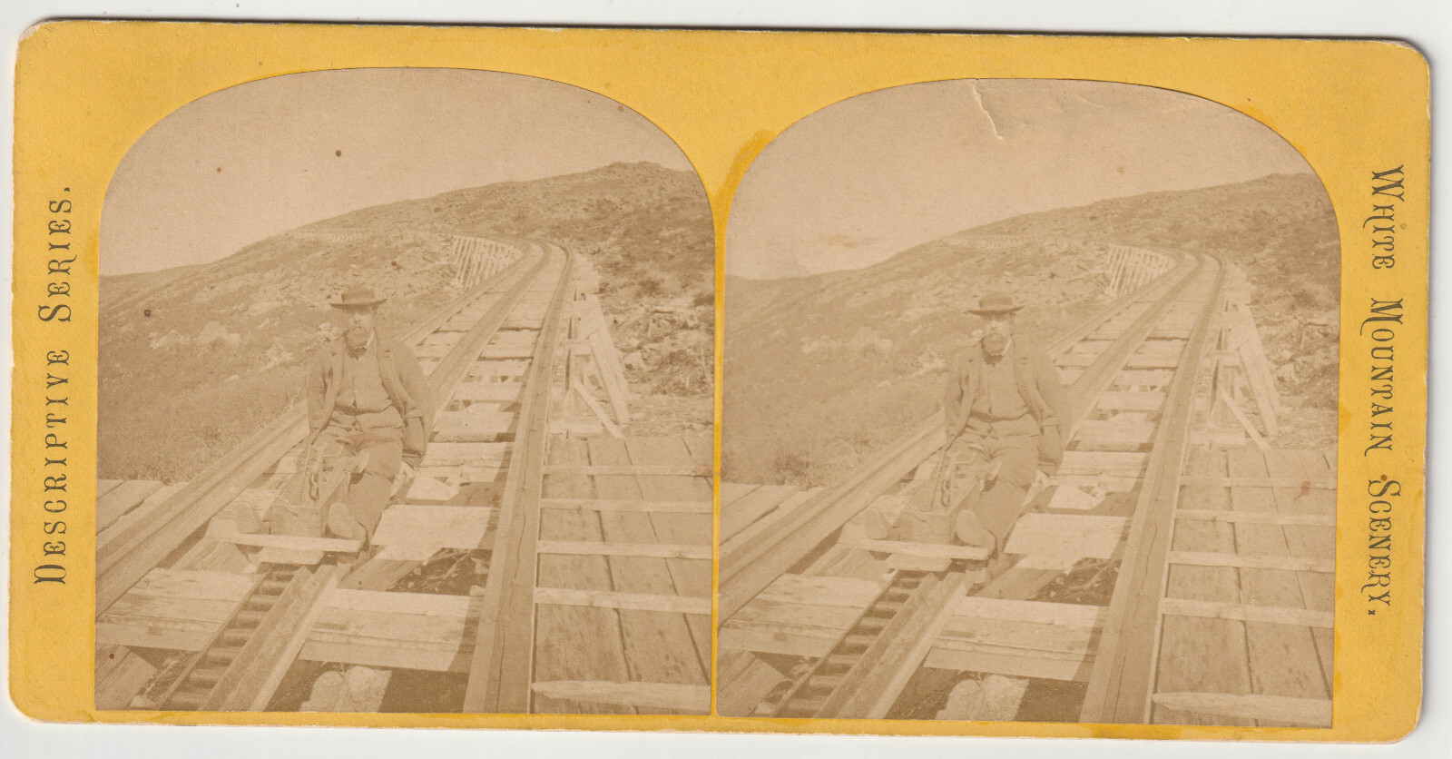MT WASHINGTON COG RAILWAY - MAN/DEVIL\'S SHINGLE - WHITE MOUNTAINS - NARRATIVE