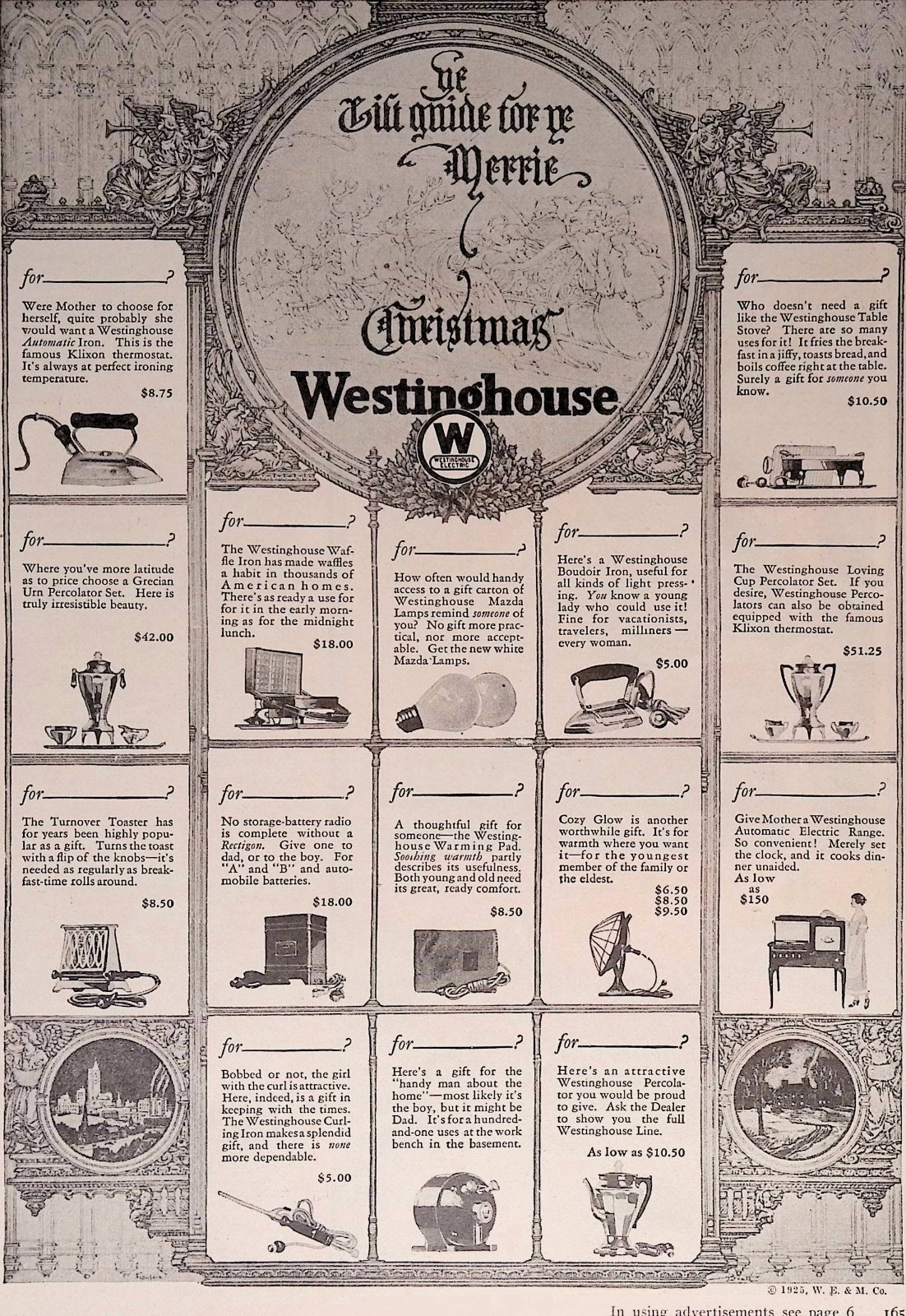 1925 Antique Print Ad Westinghouse ye Guide Merrie Christmas Good Housekeepi Dec 1925 Antique Print Ad Westinghouse ye Guide Merrie Christmas Good Housekeepi Dec