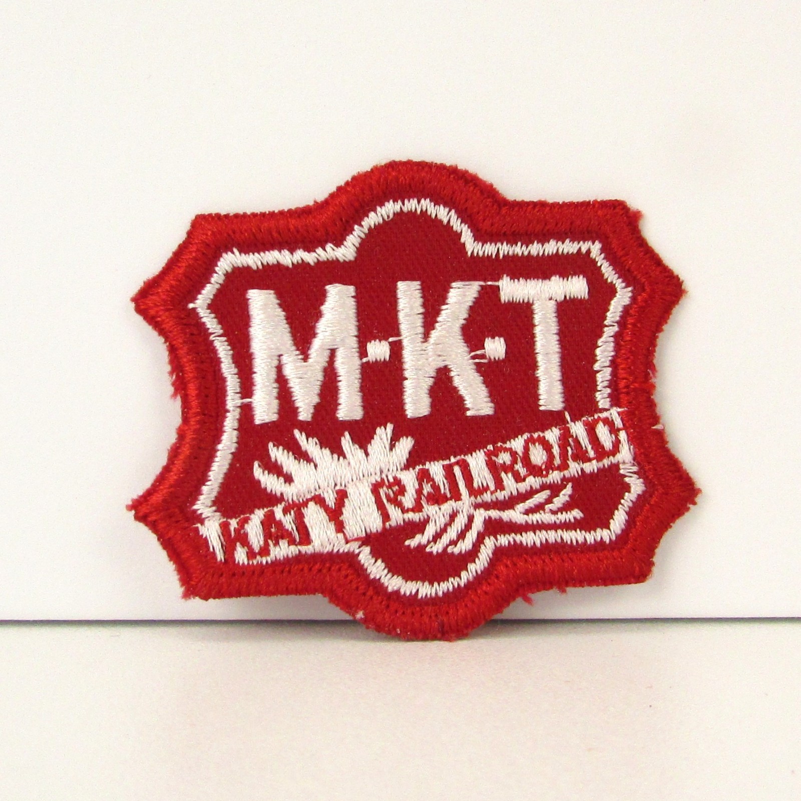 M-K-T Railroad Embroidered Patch Katy Railroad Shield Logo Sew-On