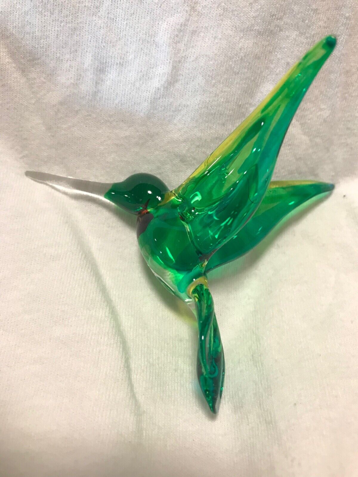 SALEGlass Humming Bird-Hand blown and Painted-  lower 48 USA