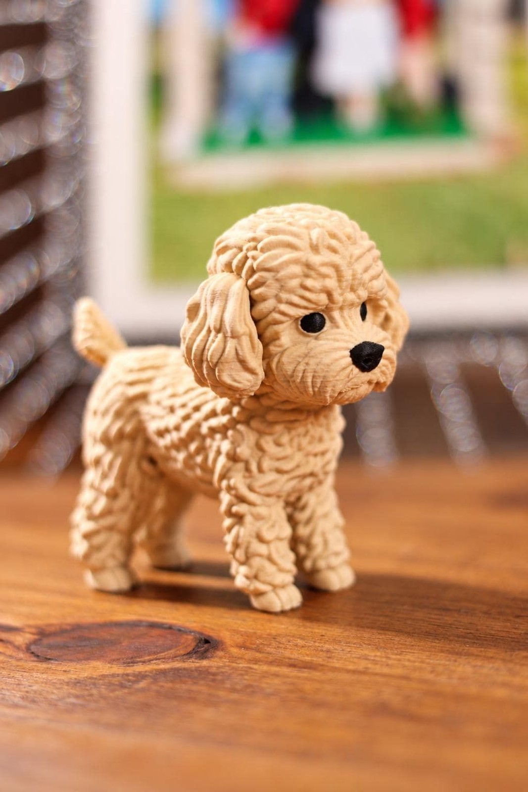 3D Printed Golden Doodle Desk Buddy | Cute Golden Doodle Dog Figurine |