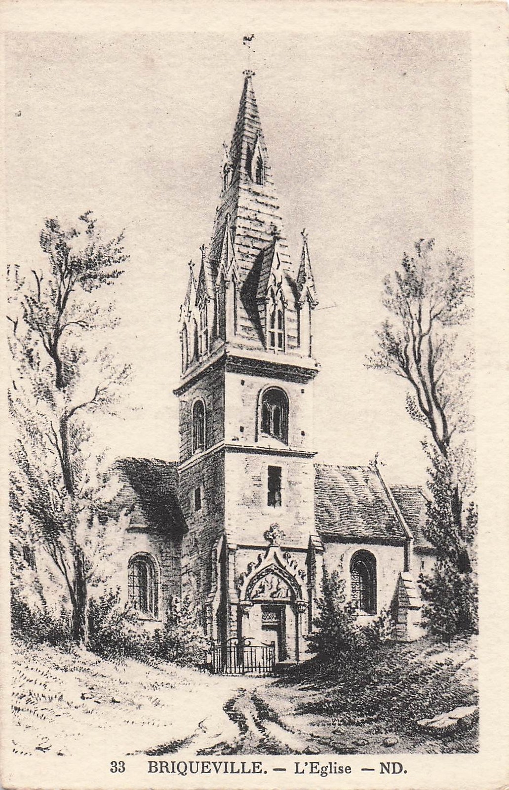 50 BRIQUEVILLE SUR MER CHURCH NOTRE DAME