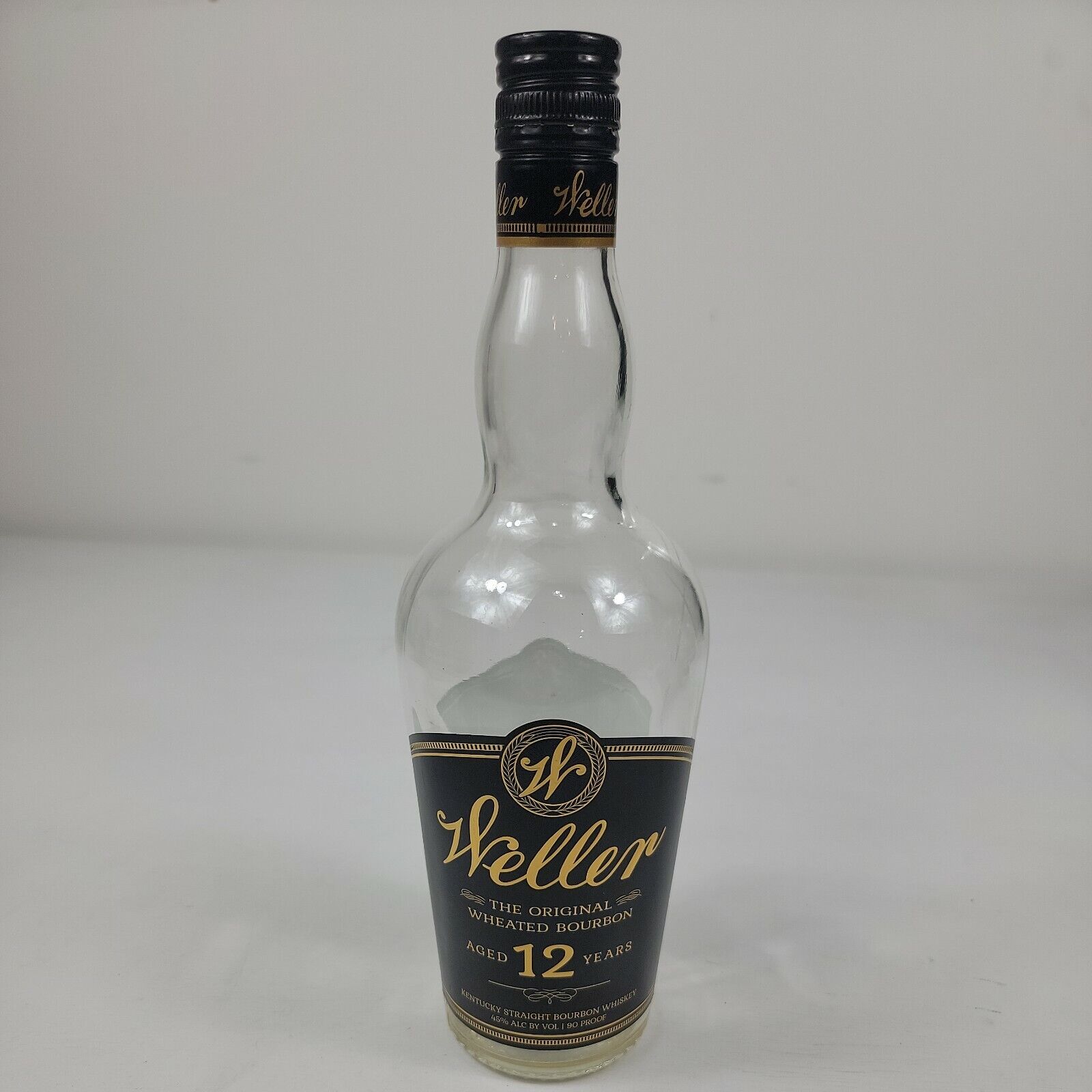  Weller 12 Year Empty Kentucky Bourbon Bottle 1 liter