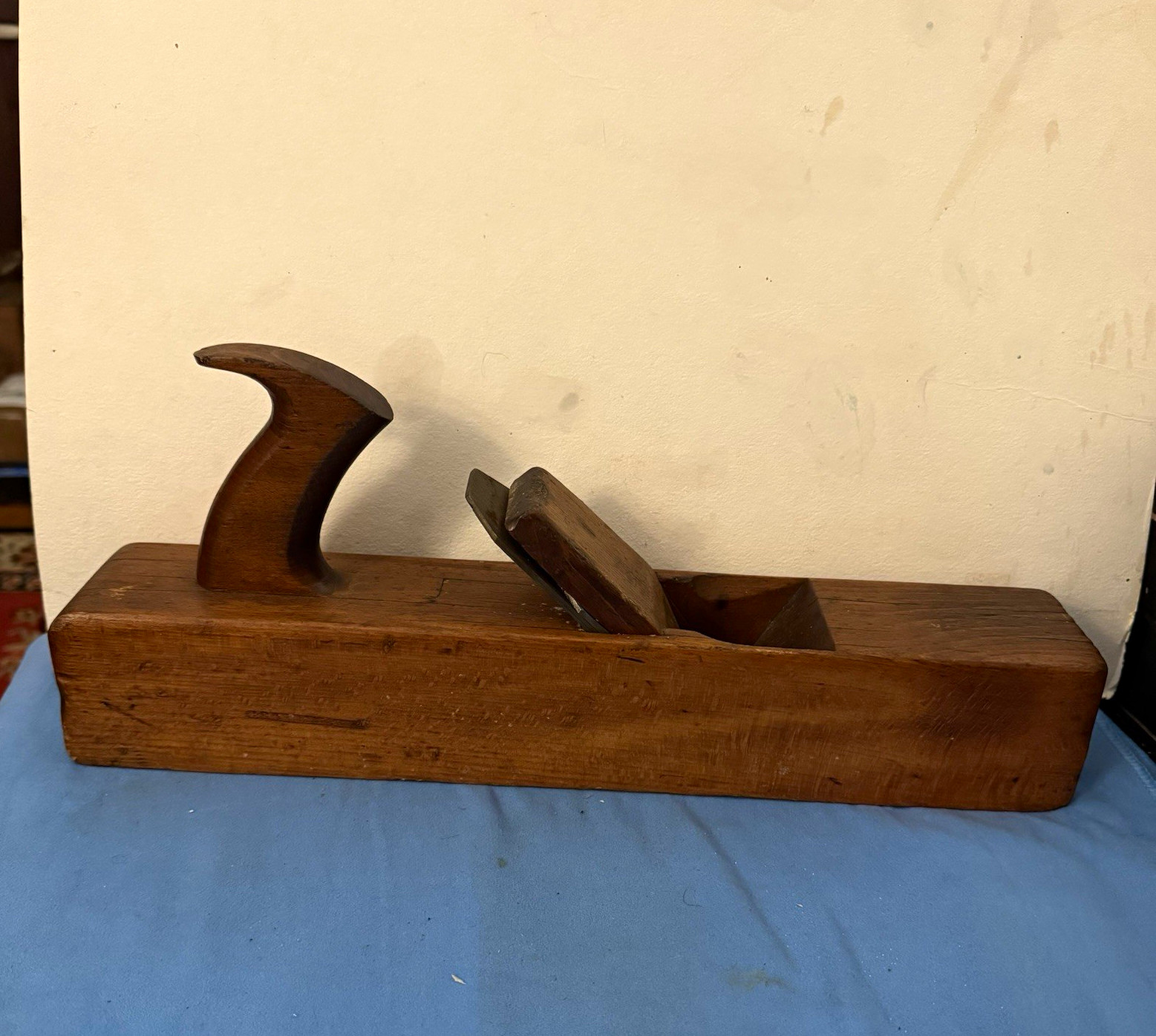 MAGNIFICENT ANTIQUE ORIG. BOXWOOD JOINTER HAND PLANE WOODWORKING SCIOTA WORKS MAGNIFICENT ANTIQUE ORIG. BOXWOOD JOINTER HAND PLANE WOODWORKING SCIOTA WORKS