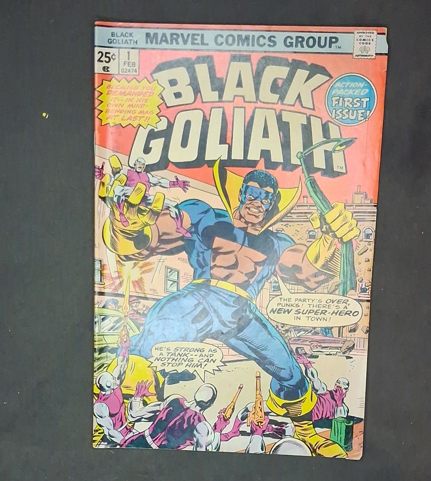 Marvel Comics Group Black Goliath #1 1976 Bronze Age Single Issue Color English