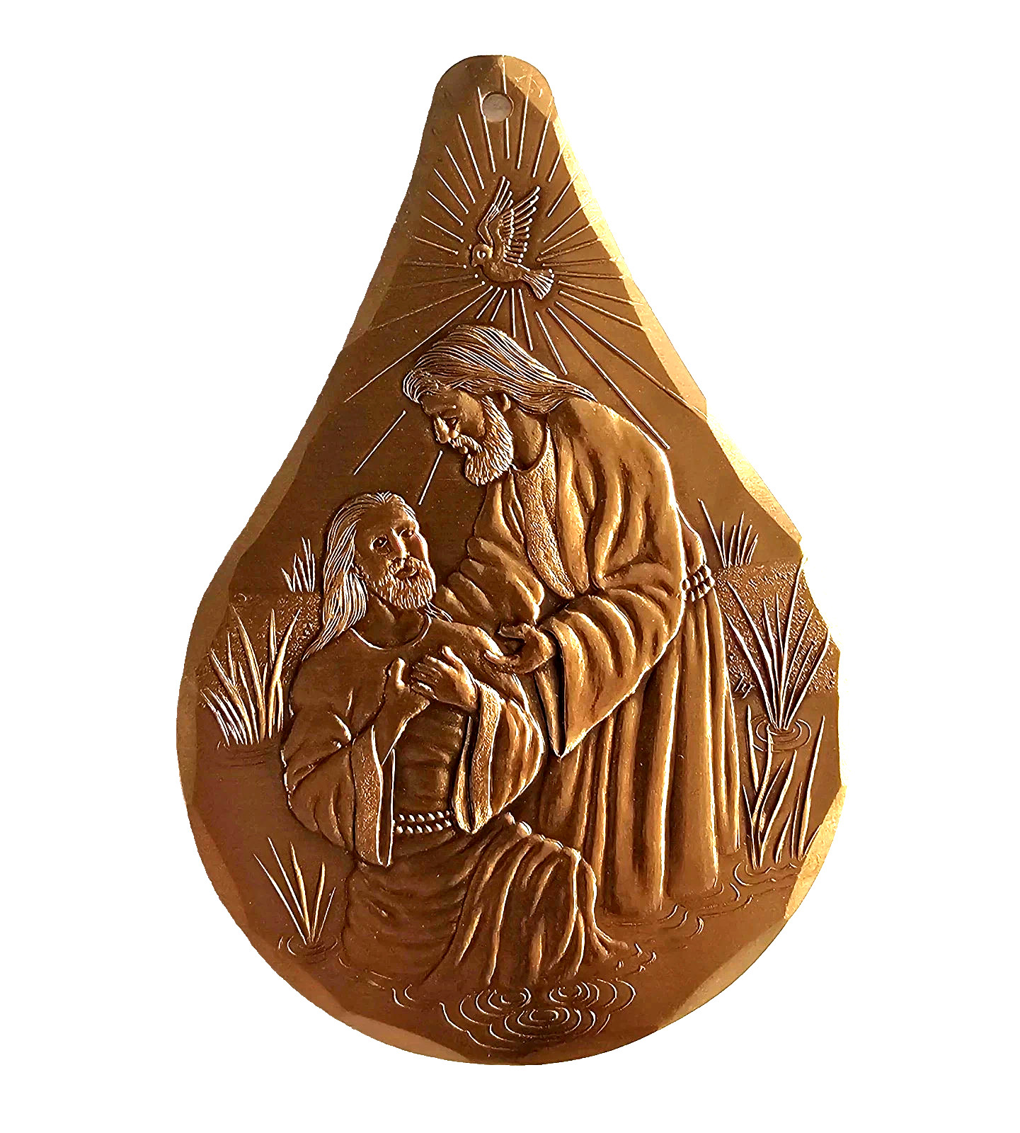 Wendell August Forge Ornament 1999 The Baptism Solid Bronze 1st Ed wBox FREE S&H