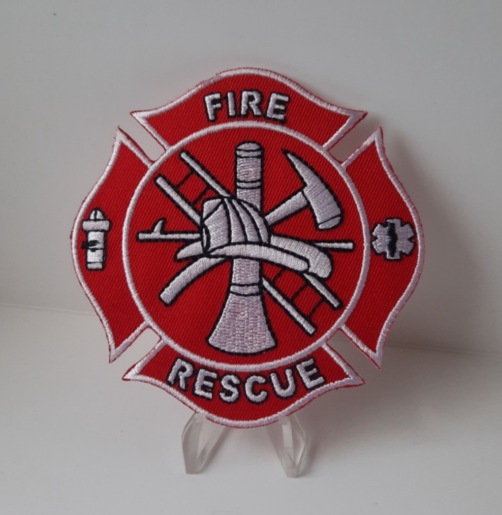 Fire Department Fire Rescue Patch 3.5\