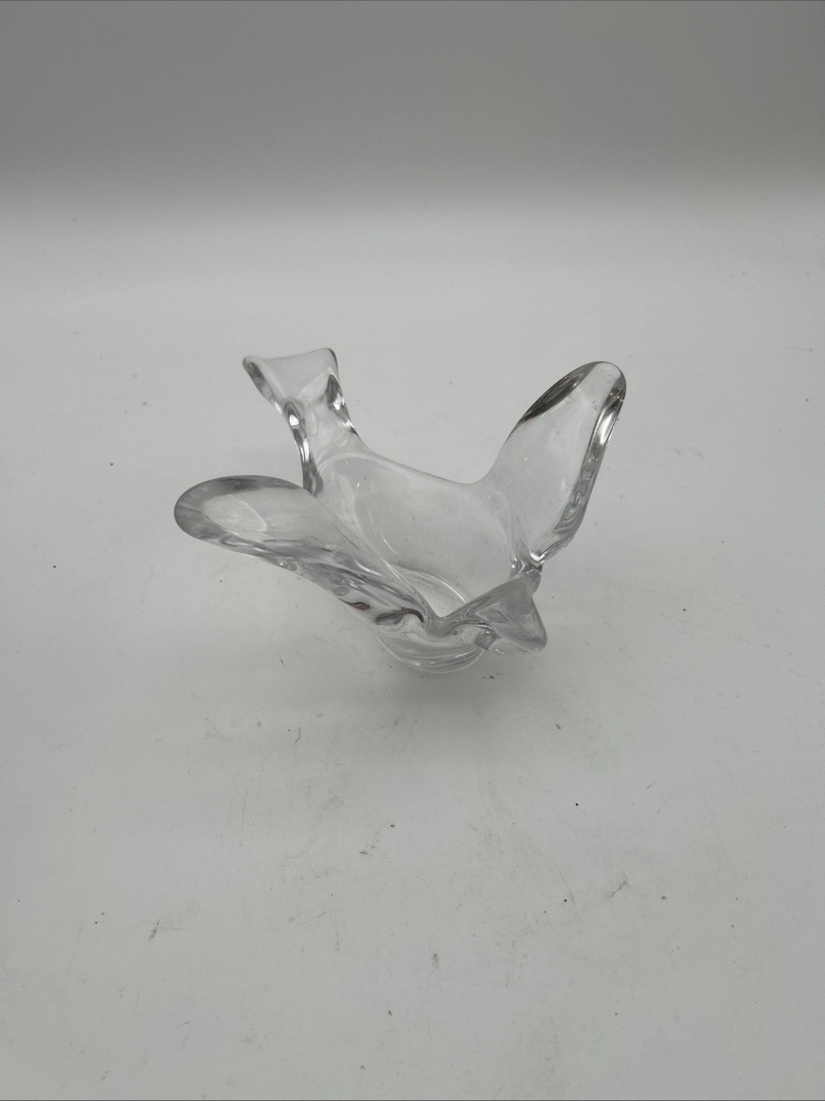 Made In France Crystal Bird Candy Dish
