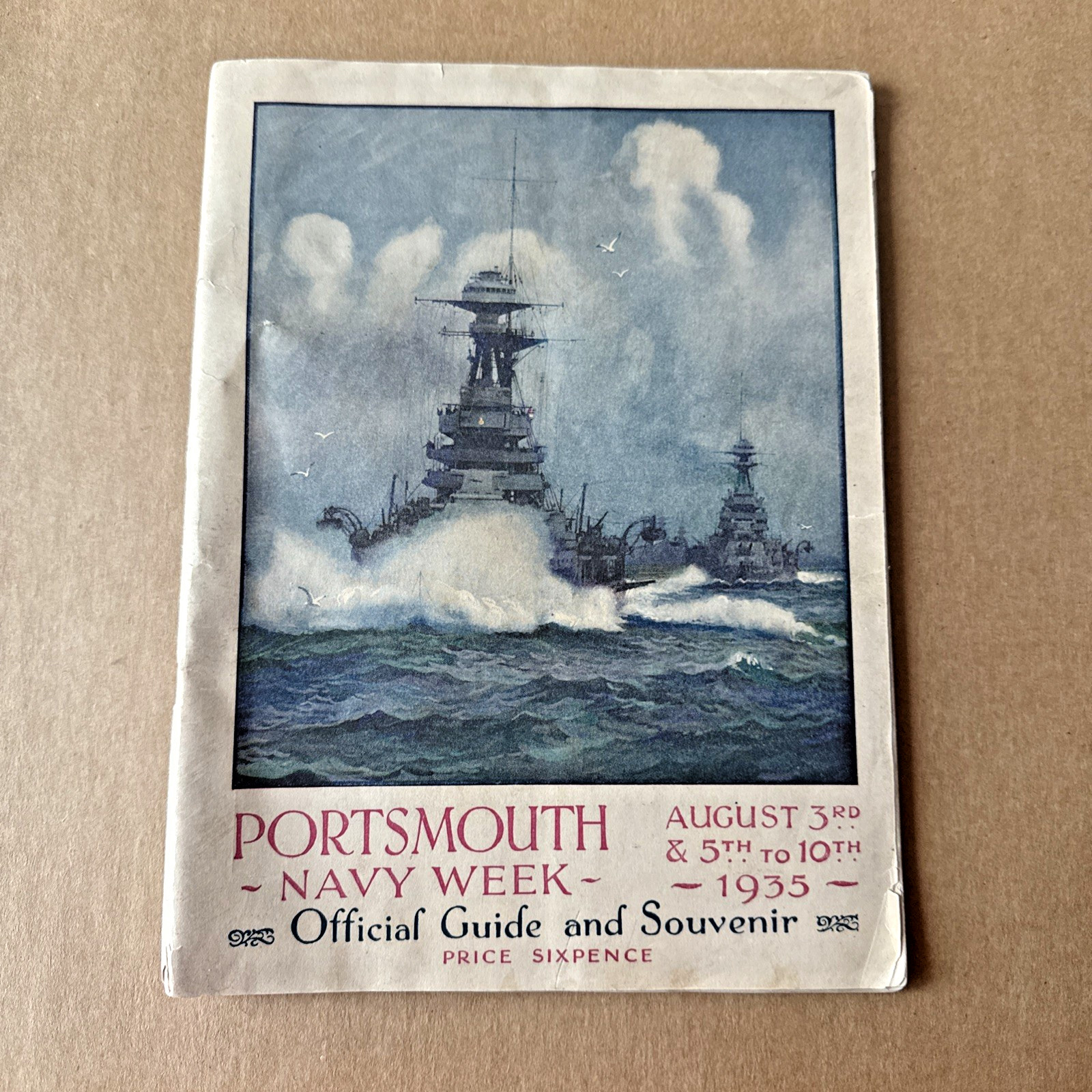 Portsmouth Navy Week Official Guide/Souvenir 1935 August 3rd & 5th To 10th