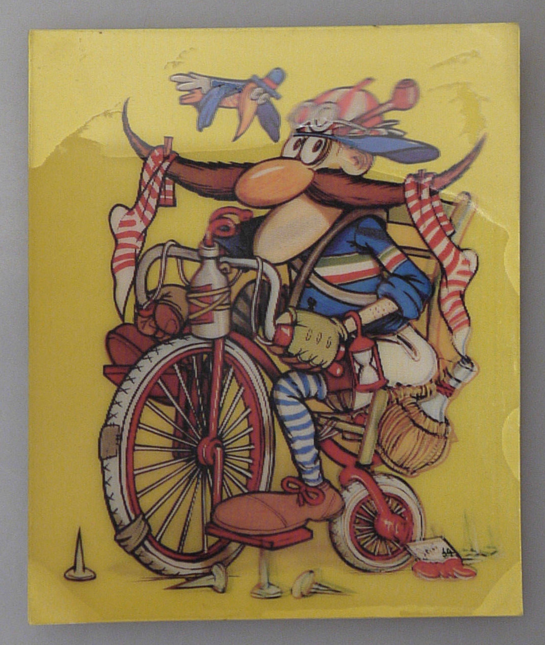 PRL) 1964 JAC JACOVITTI POSTCARD MINI CARD PINE CONE COLLECTION COLLECTION