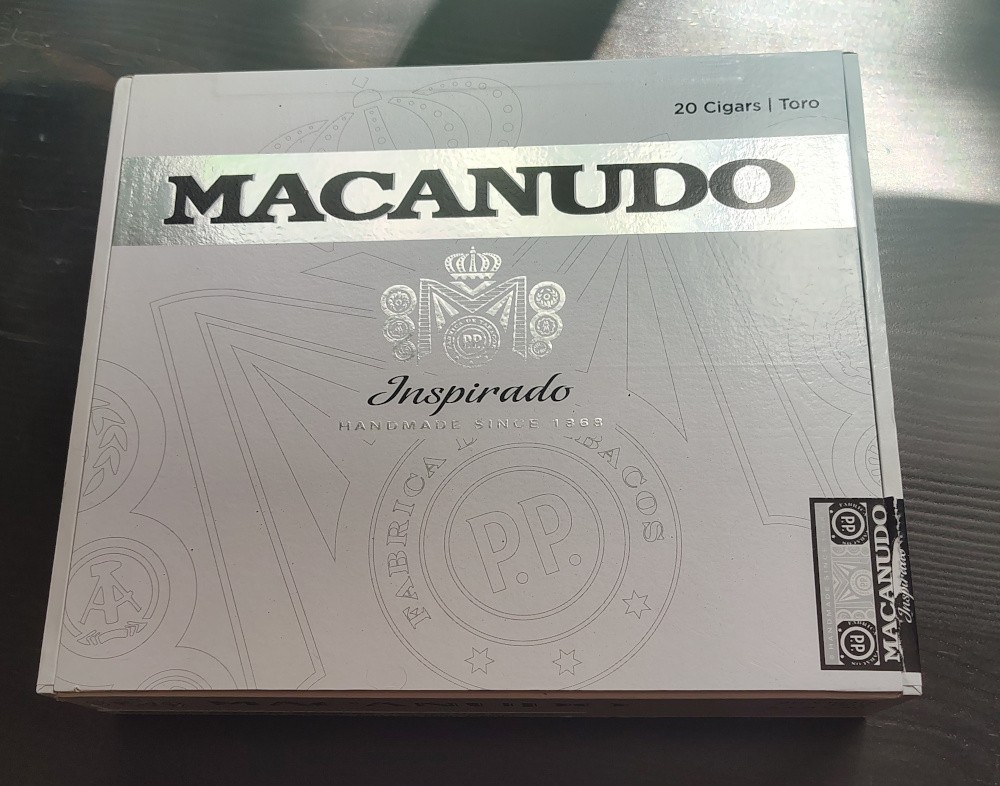 Macanudo Inspirate White Toro Empty Cigar Box - No Cigars Inside