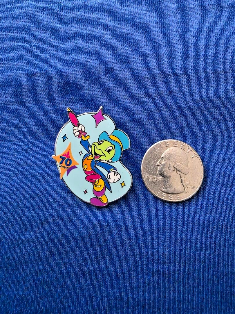 DLR - Jiminy Cricket - Disneyland 70th Anniversary Set - Mystery DISNEY PIN