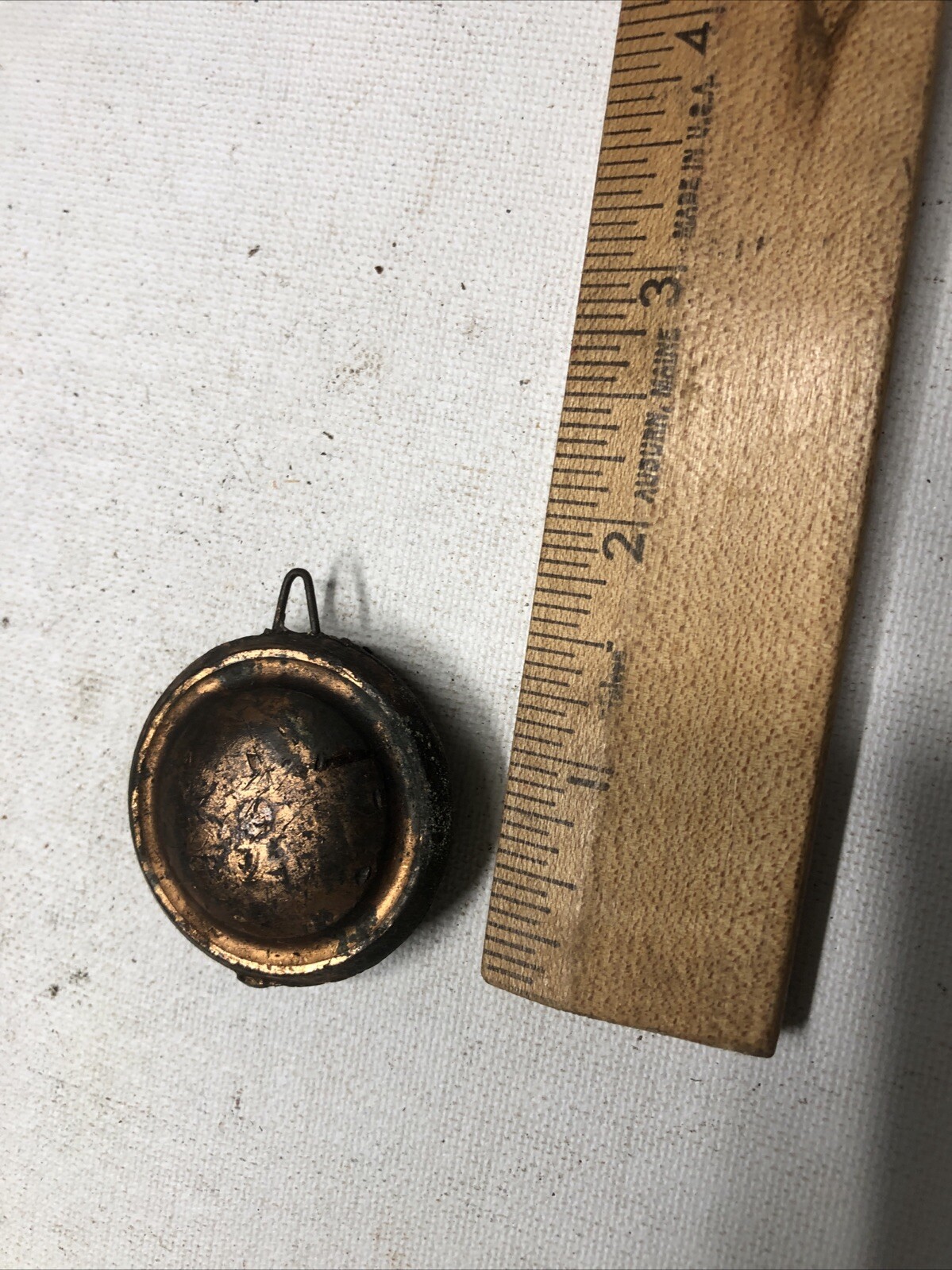 Vintage Antique Unmarked Mantle Clock Weight  PARTS REPAIR