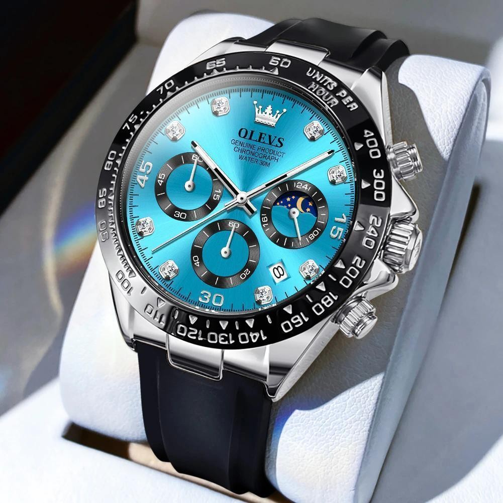 OLEVS Mens Quartz Wristwatch New