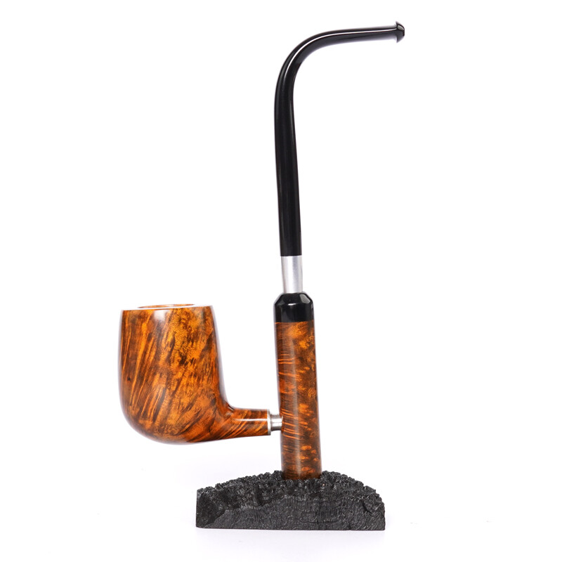 Handcrafted Briar Wood Cavalier Tobacco Pipe Freehand Pipe Smooth Tyrolean Pipe Handcrafted Briar Wood Cavalier Tobacco Pipe Freehand Pipe Smooth Tyrolean Pipe