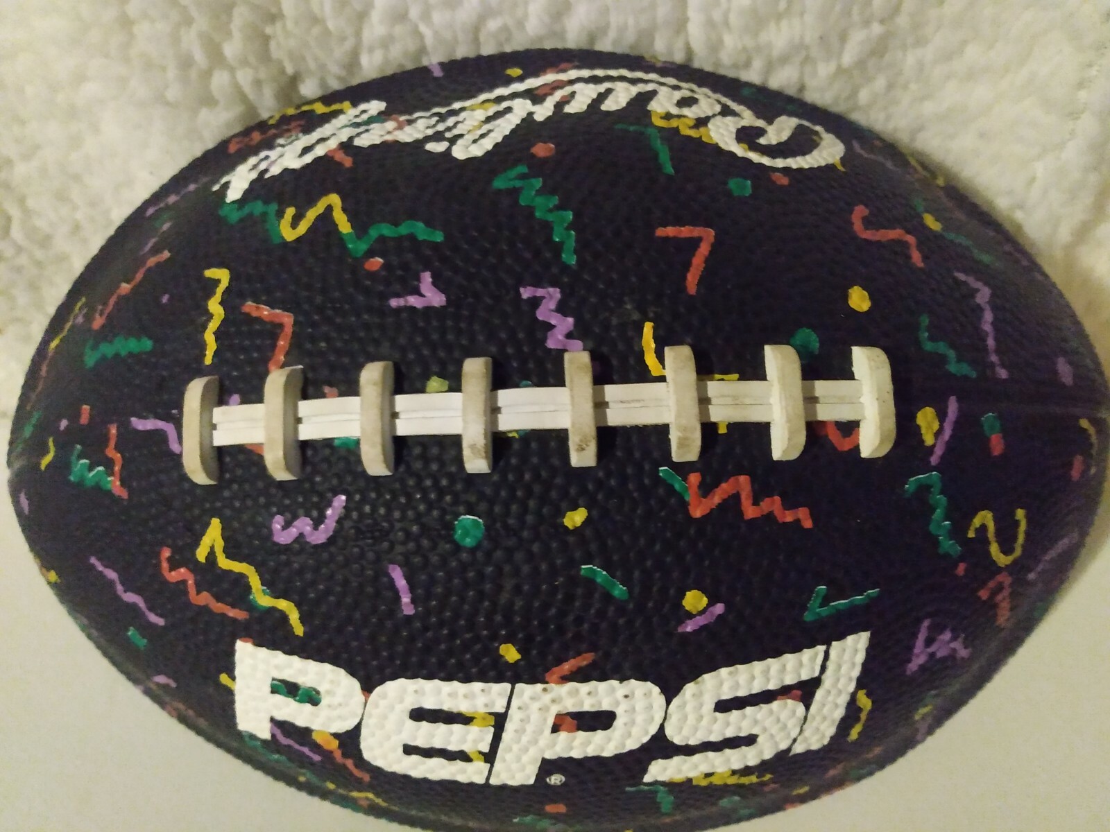 1990s Pepsi Cola Rawlings Rubber Football Promotional 
