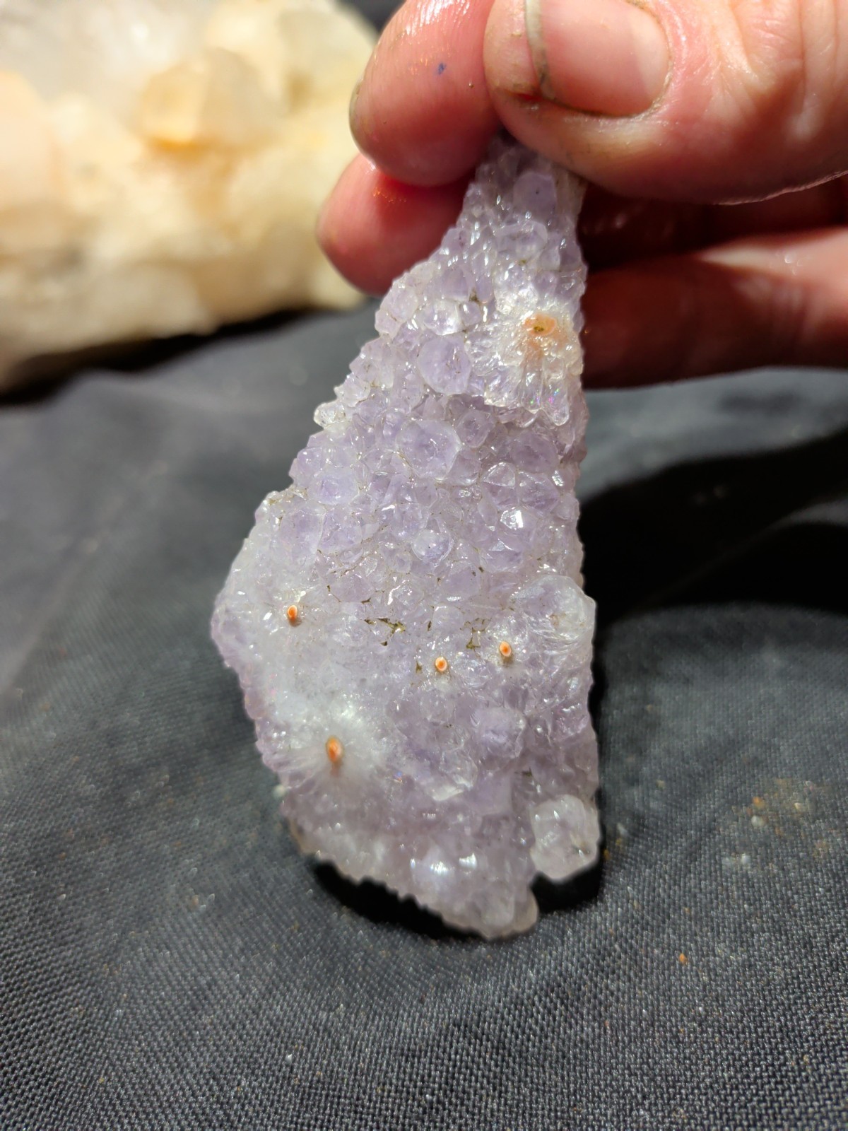 Amethyst Lavender w/ Flower Like Formations Crystal Specimen (3.7oz) Amethyst Lavender w/ Flower Like Formations Crystal Specimen (3.7oz)