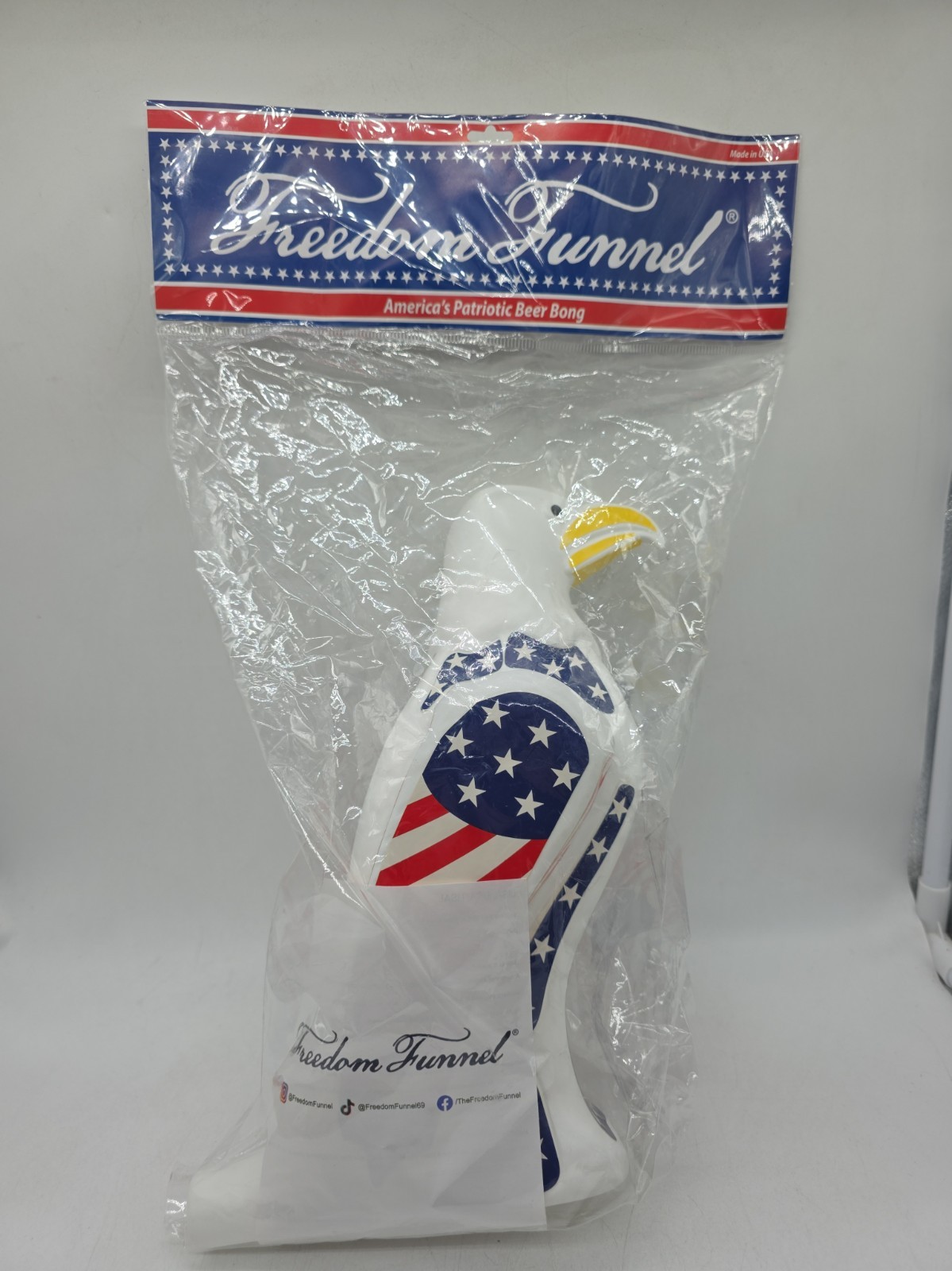 Freedom Funnel - American Patriotic Eagle Funnel - Beer Funnel NEW Sealed