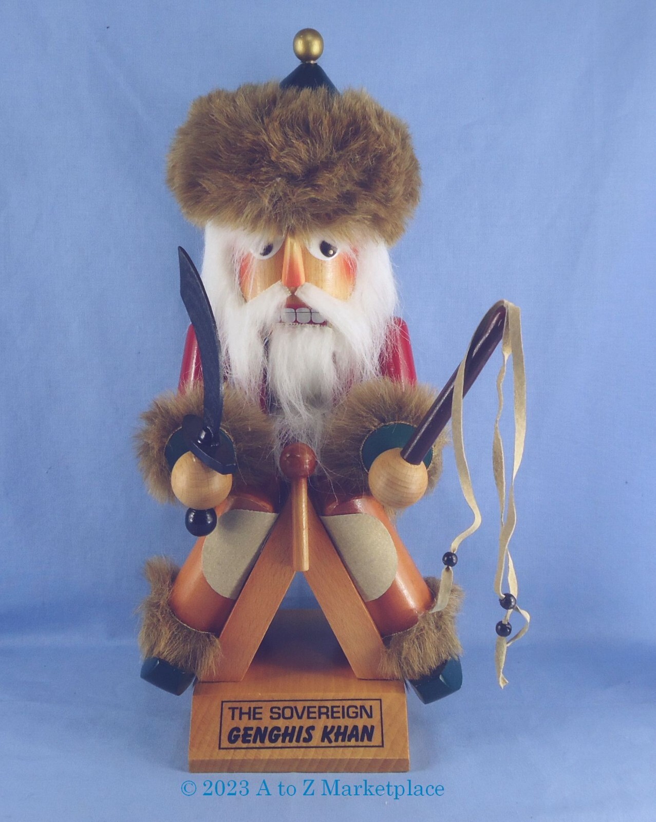 Vintage German Nutcracker Steinbach Genghis Kahn S886 14\