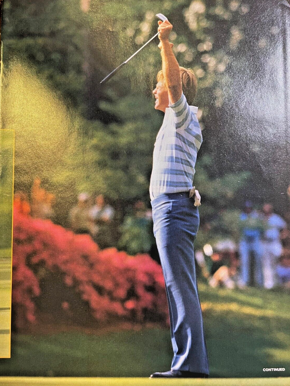 1984 Golfer Ben Crenshaw illustrated