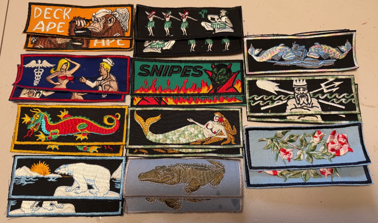 Original Vietnam Era US Navy USN Liberty Cuff Collection of 11 Matching Sets
