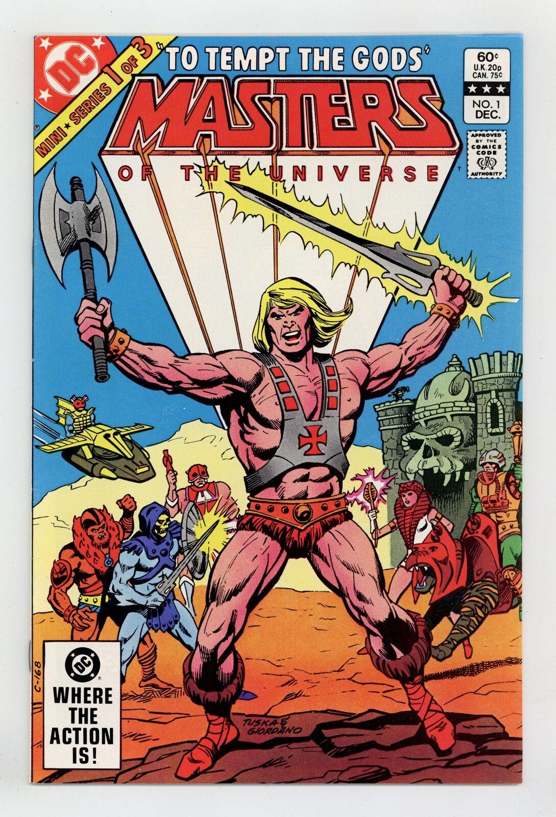 Masters of the Universe #1 VF+ 8.5 1982
