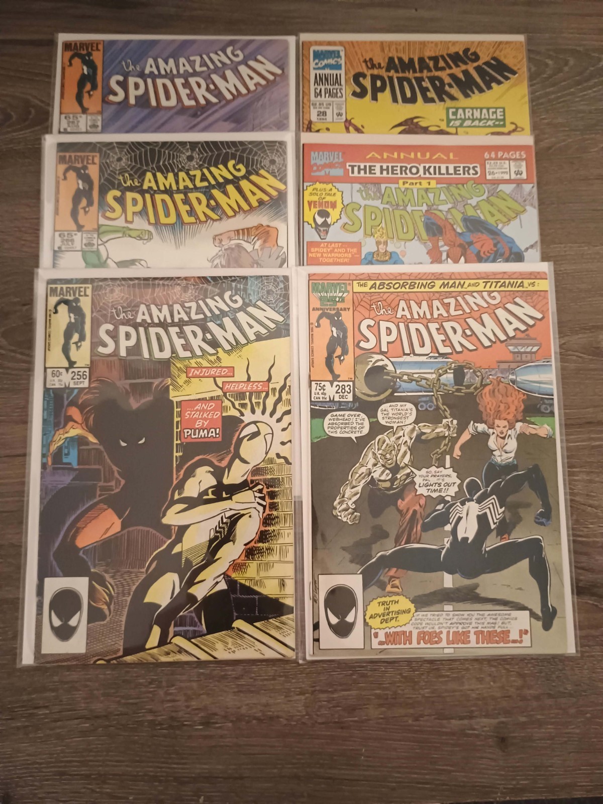 Vintage Marvel Comics Copper Age Lot The Amazing Spider-Man Some Newsstand/Keys