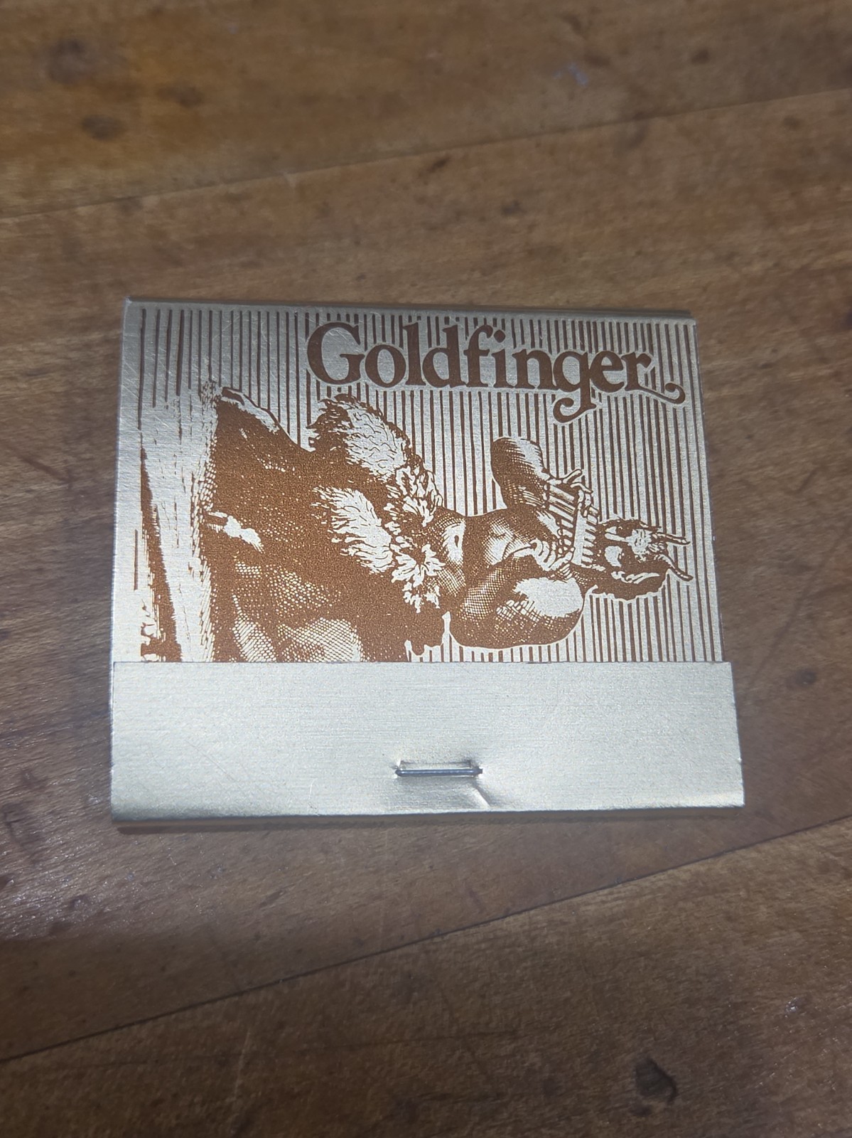 Vintage Matchbook Goldfinger Greek Restaurant Dallas Texas Advertising Full