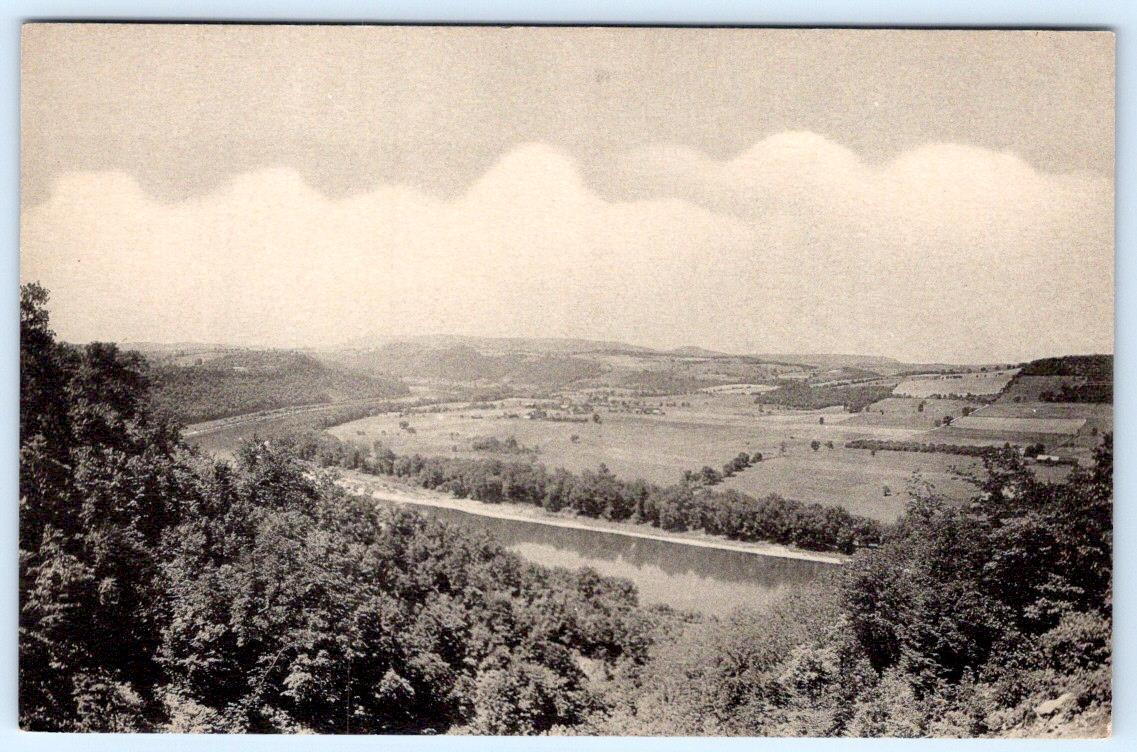 1930-40\'s FRENCH ASYLUM FROM TWIN CUTS TOWANDA WYALUSING PA VINTAGE POSTCARD