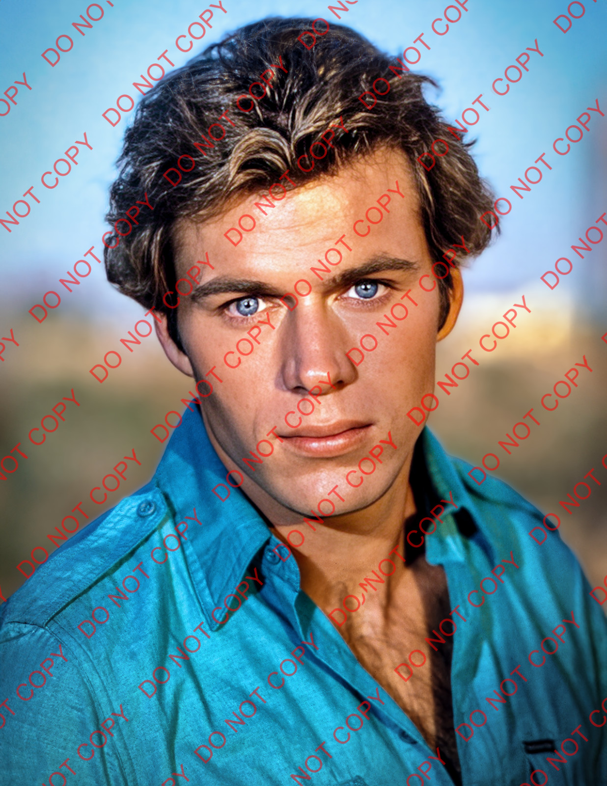 RARE: Jon-Erik Hexum, Hairy Chest, Sexy, Beefcake, Gay Interest, 8.5x11 Photo