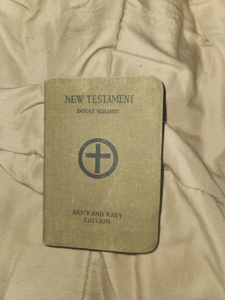 WW1 Named Army Bible.US Shipping Only 