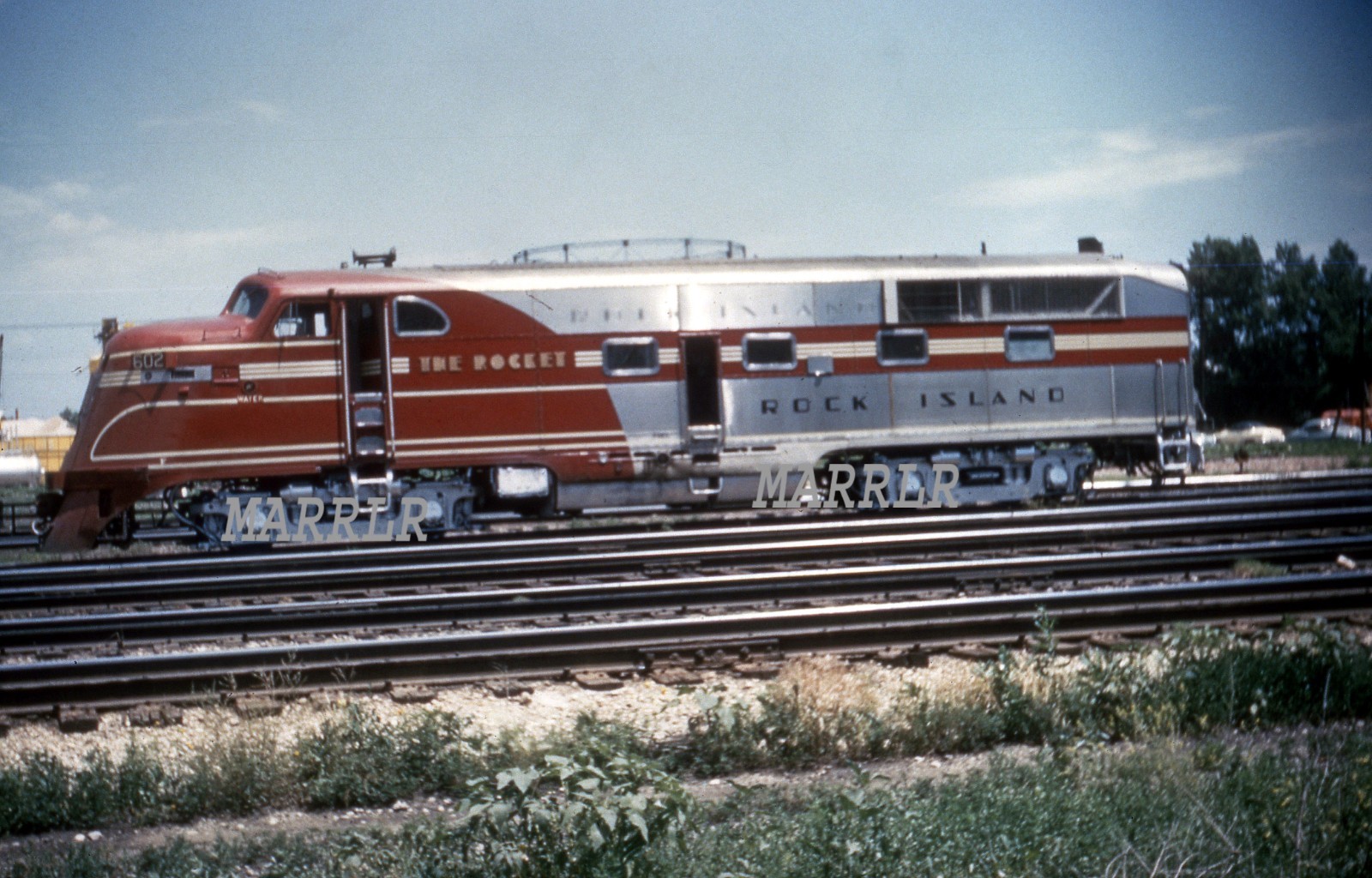 RR Photo-ROCK ISLAND CRI&P 602 DL109 In Yard