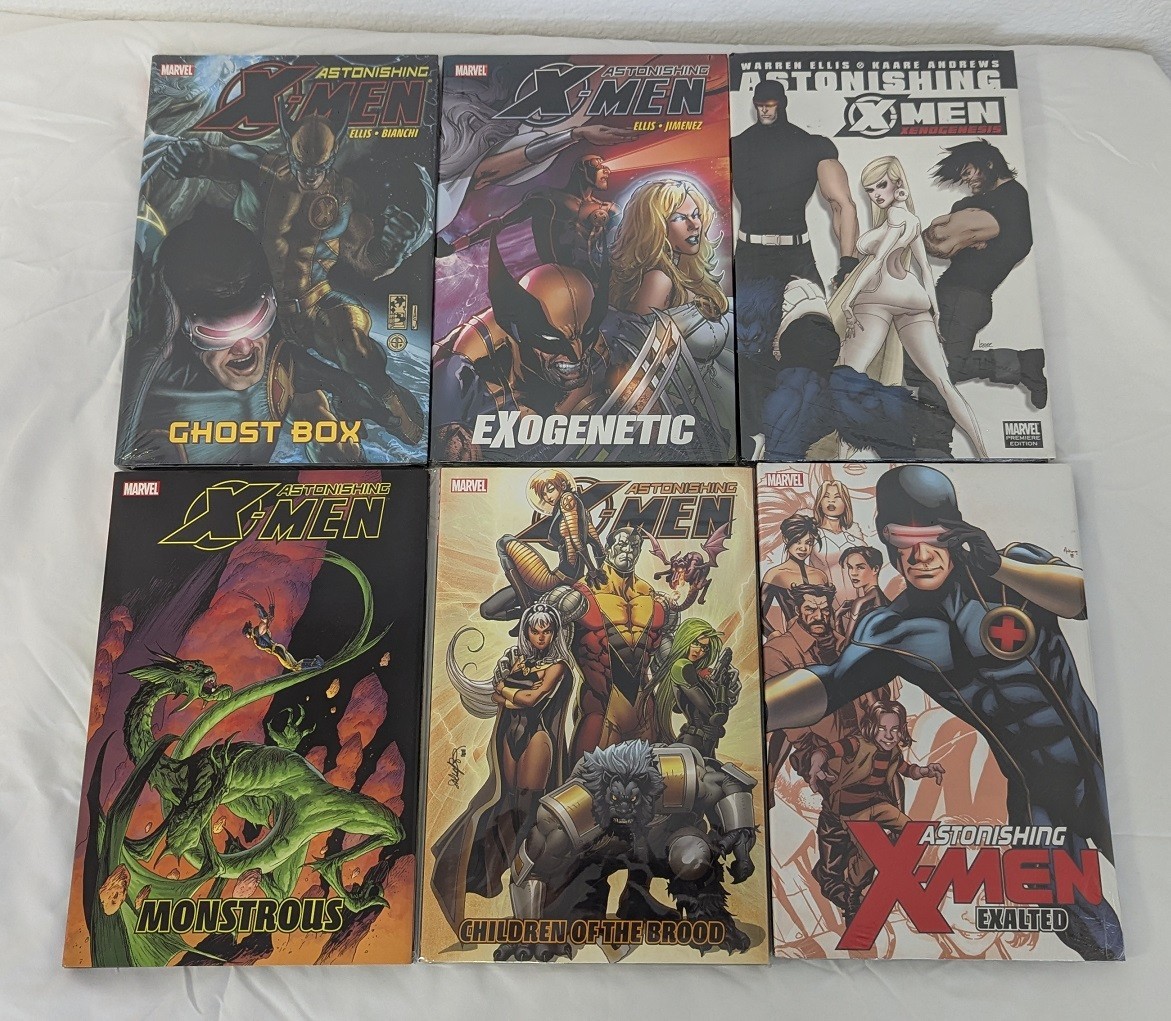 Astonishing X-Men TPB/Hardcover Lot (Vol 5-12, Xenogenesis, companion) 10 books