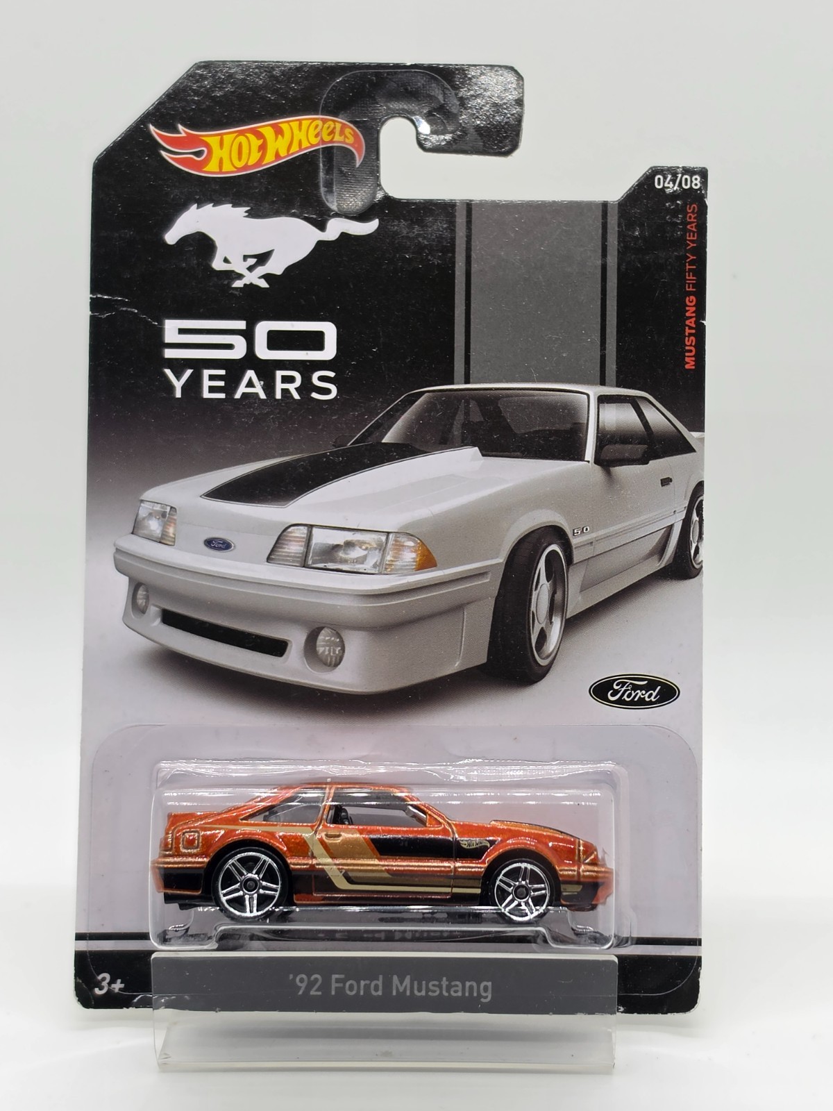 2014 Hot Wheels \'92 Ford Mustang Copper Mustang 50 Years 4/8