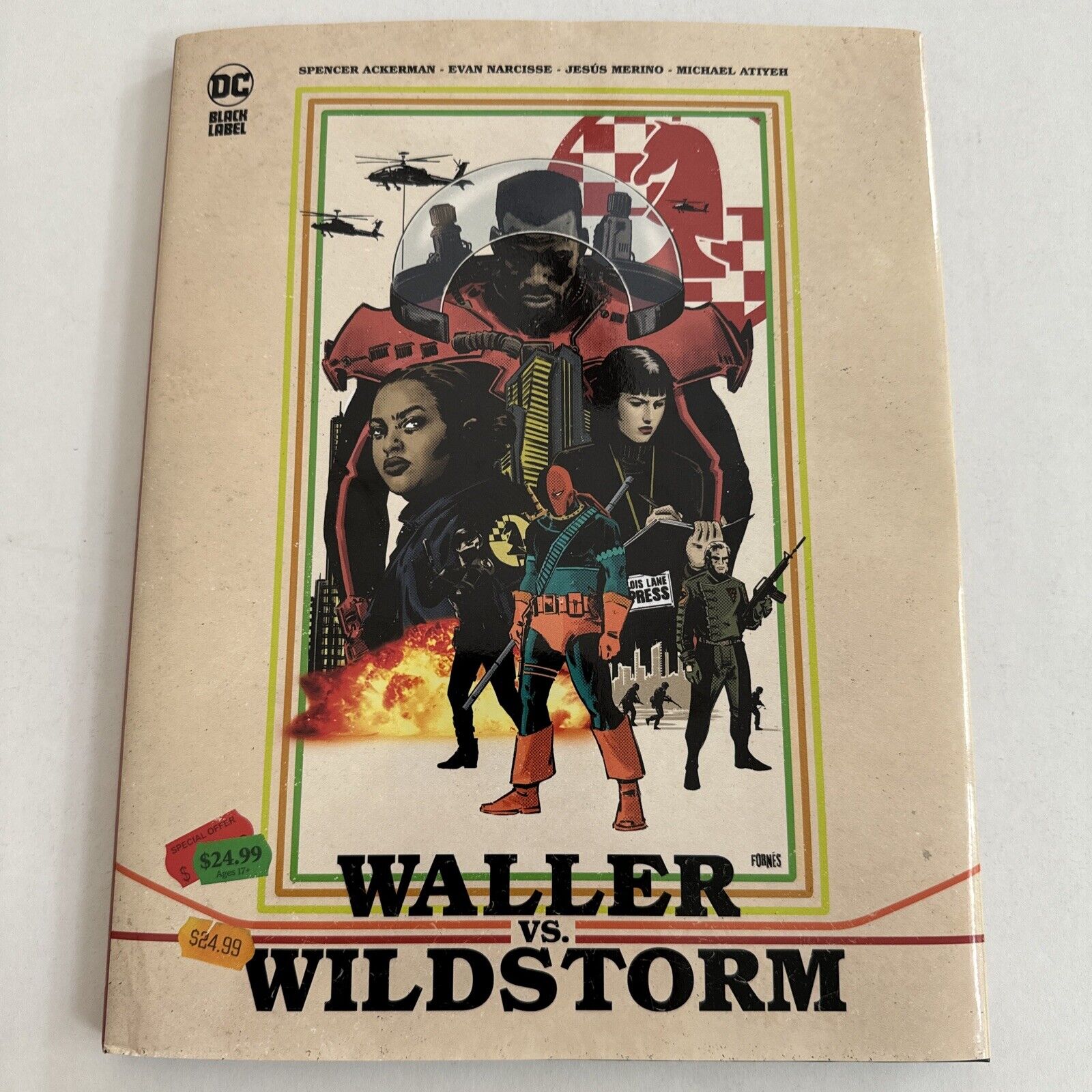 Waller vs. Wildstorm | Spencer Ackerman Evan Narcisse | DC Comics Hardcover 2023