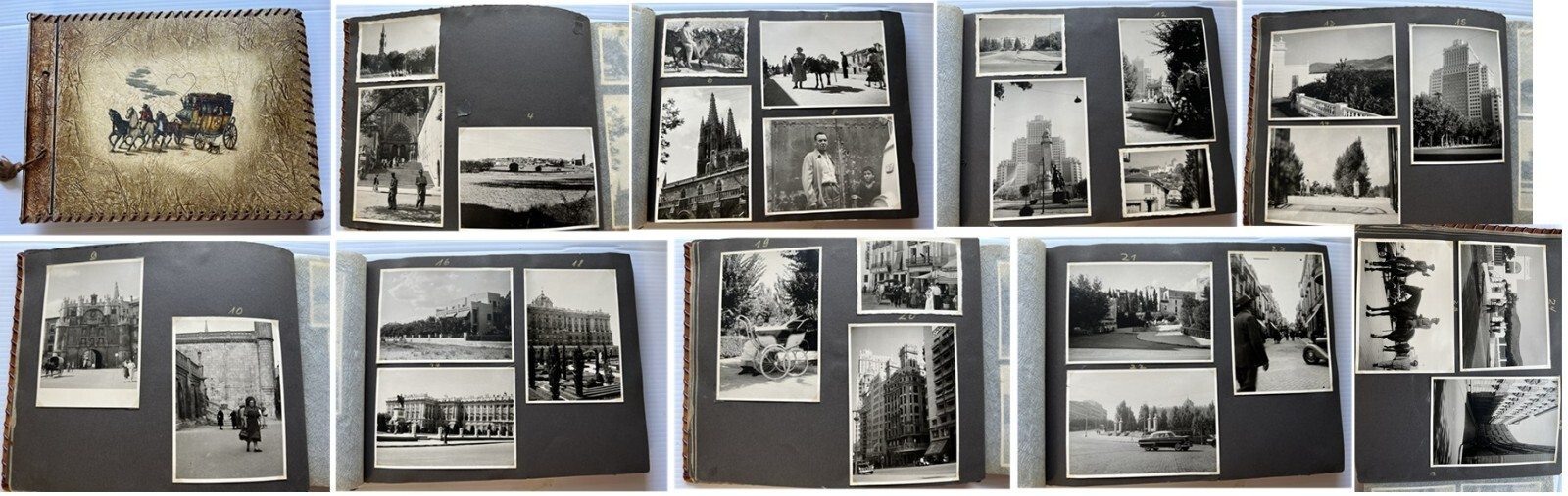 1950s Spain Photo Album - Bullfight, Historical Places, People, Bird\'s view