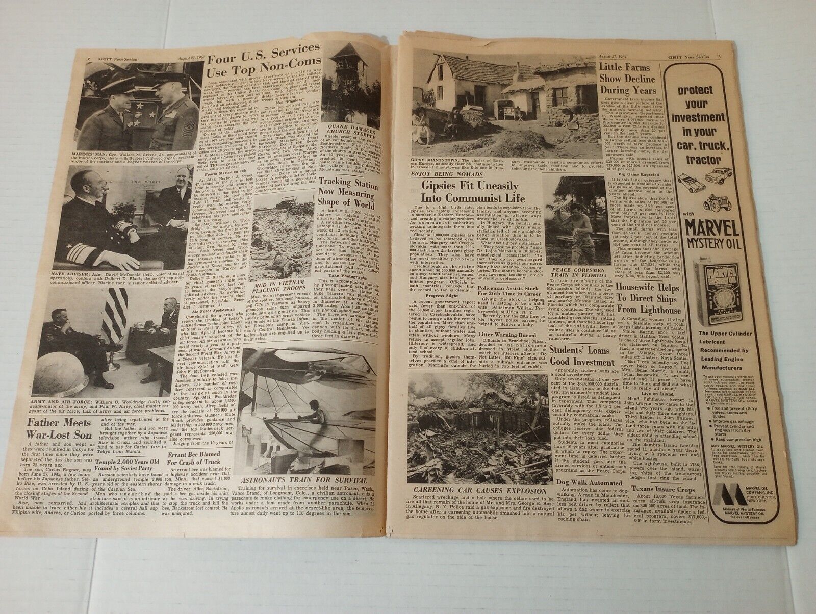 Grit Family Newspaper August 27 1967 Trouble Seen In Vietnam's September 3 Vote