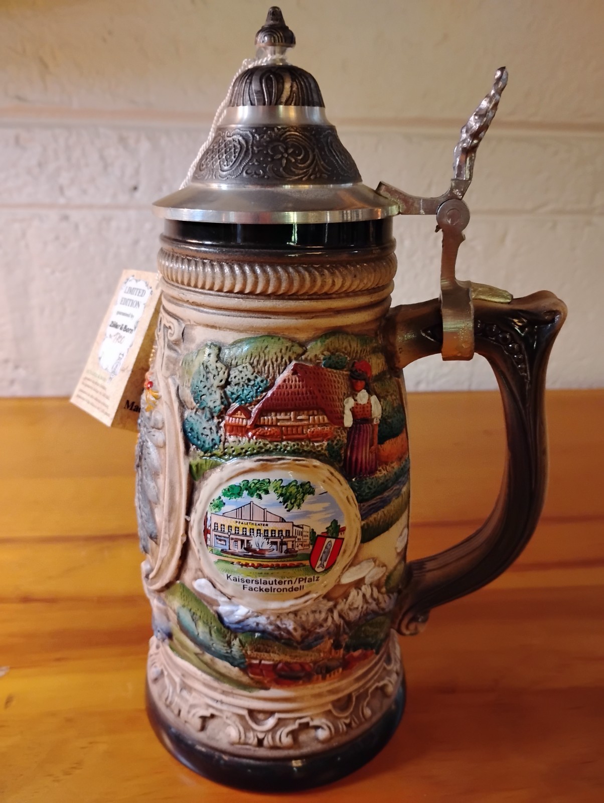 Zoller & Born Beer Stein Limited Edition 1700/5000 Rare NEW with Tags Zoller & Born Beer Stein Limited Edition 1700/5000 Rare NEW with Tags