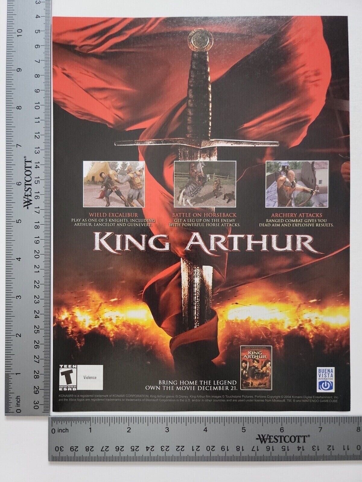 King Arthur Authentic Print Advertisement / Poster Art