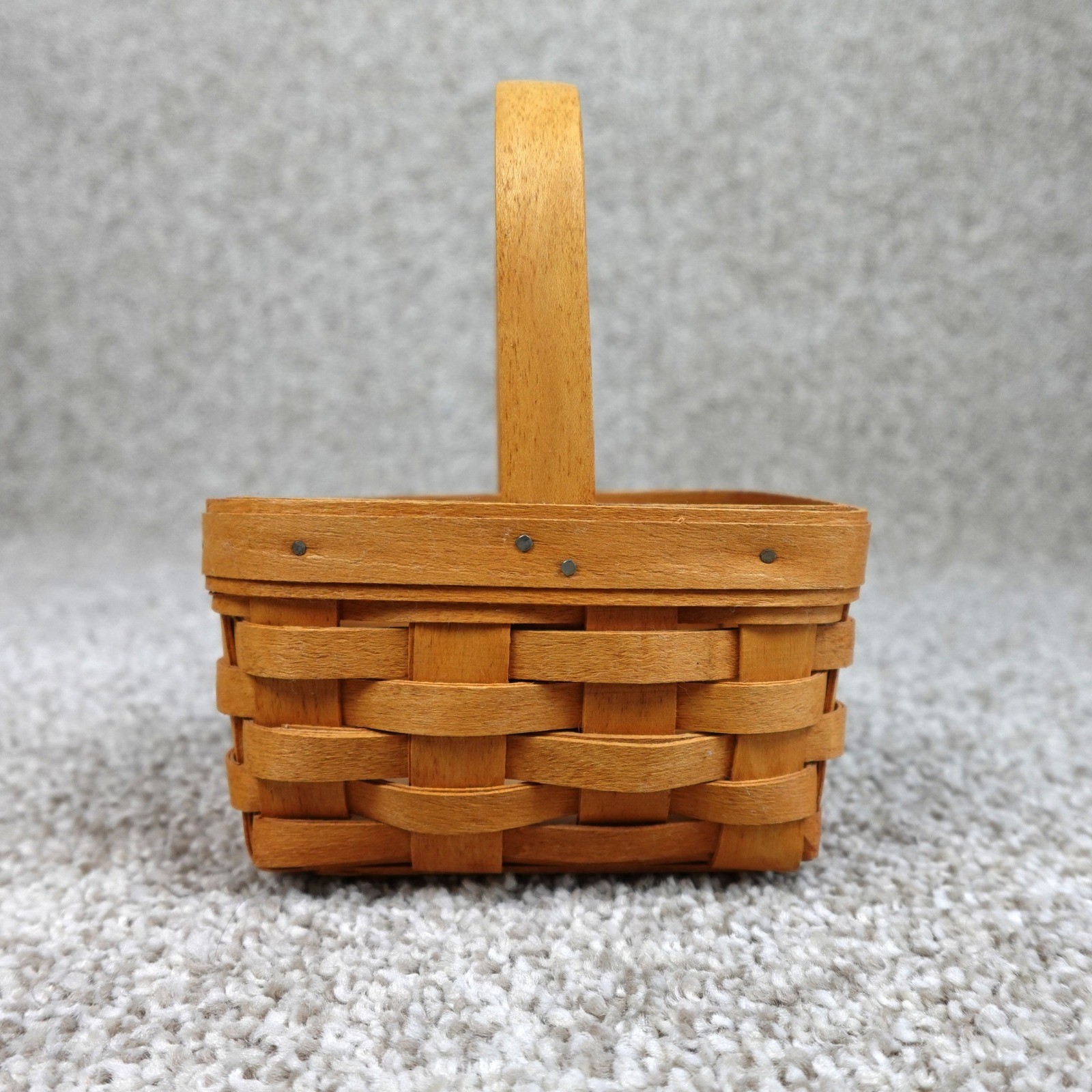 Longaberger 1995 Horizon of Hope Basket American Cancer Society Handwoven Maple