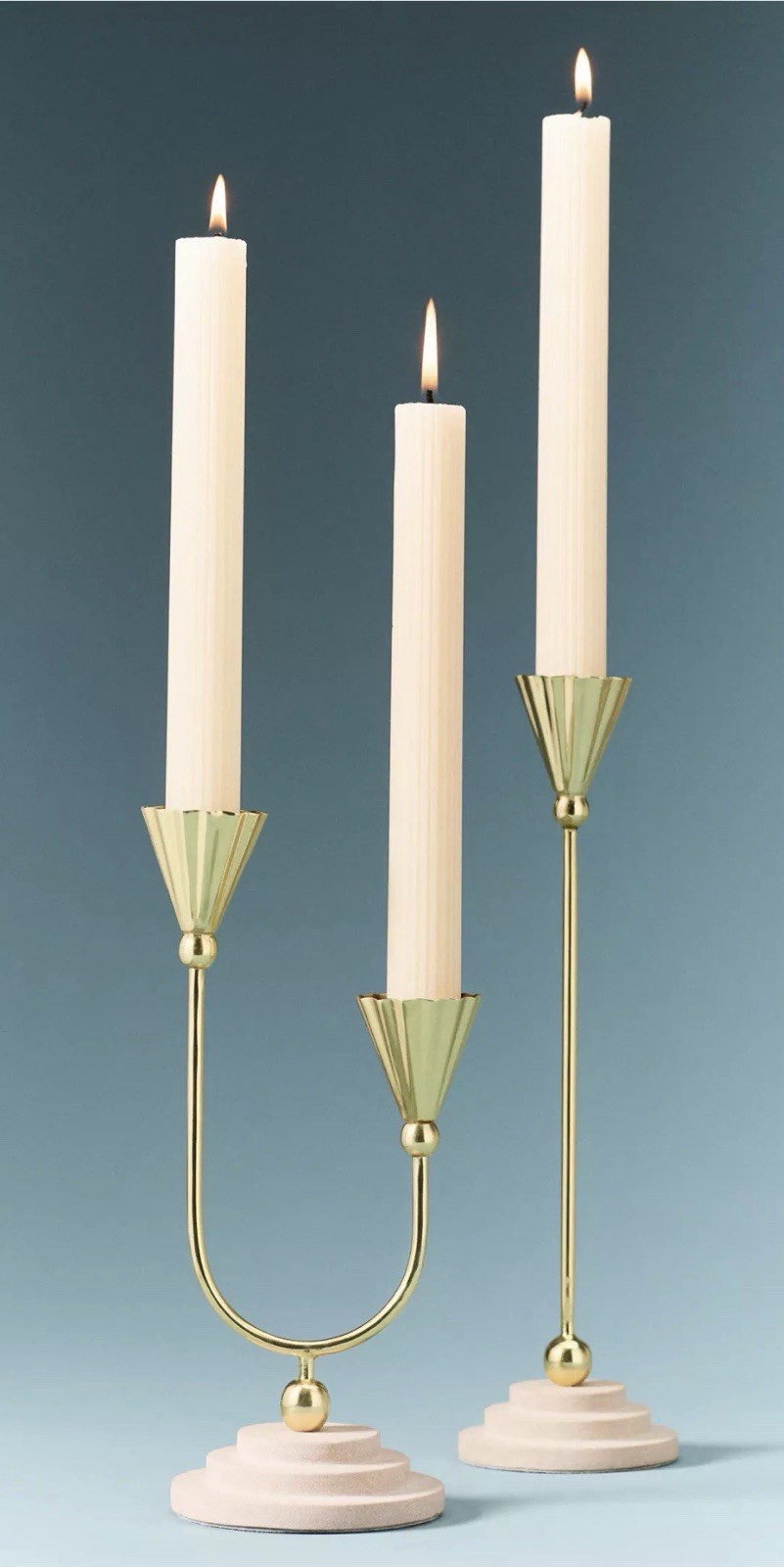 NEW Anthropologie Aurelia Candle Holder Set Retail $79.90
