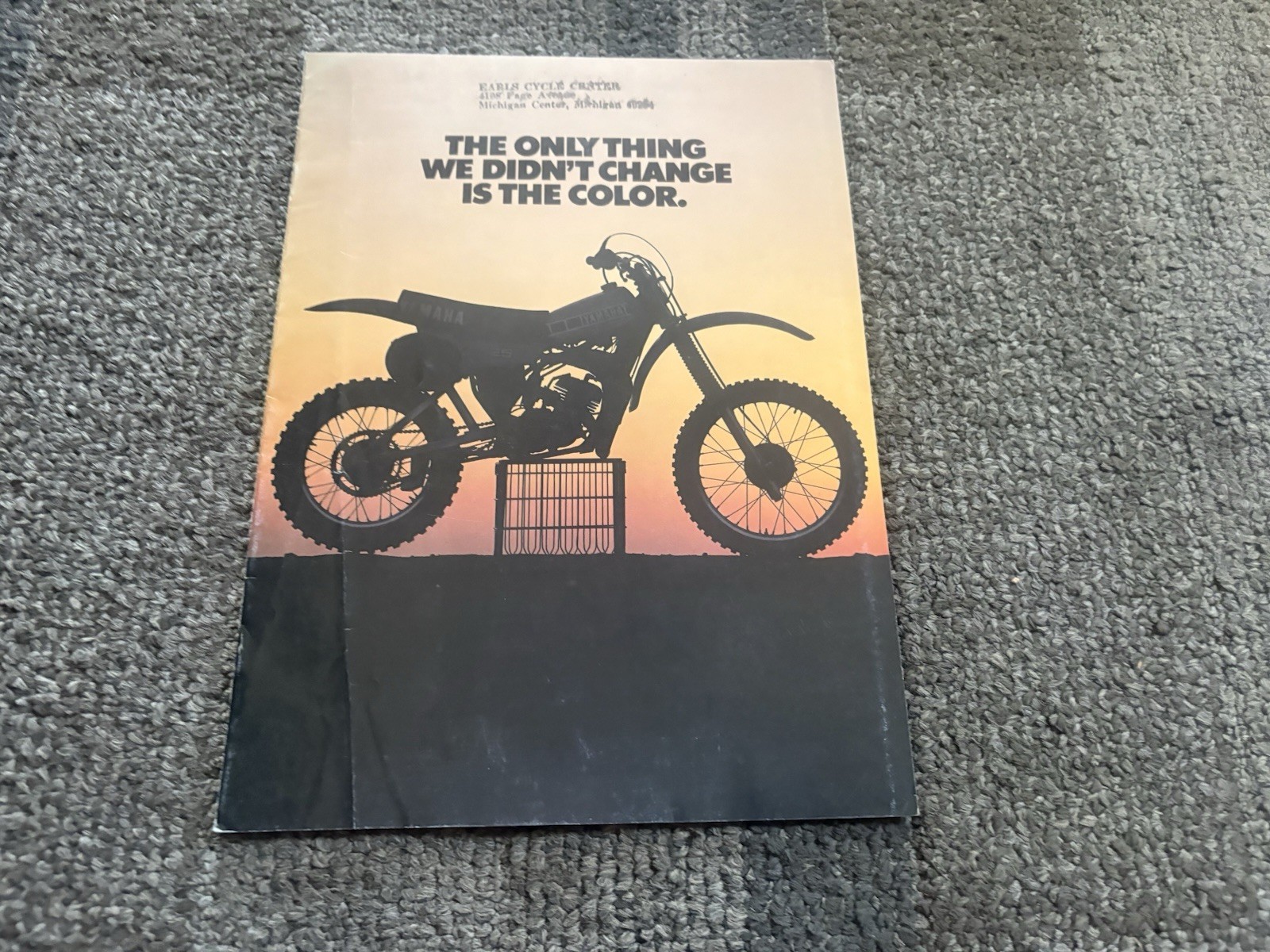 1980 Yamaha Yz 250 Yz 125 Yz 465 Yz 50 Yz 100 Bob Hannah Brochure Vintage Mx 