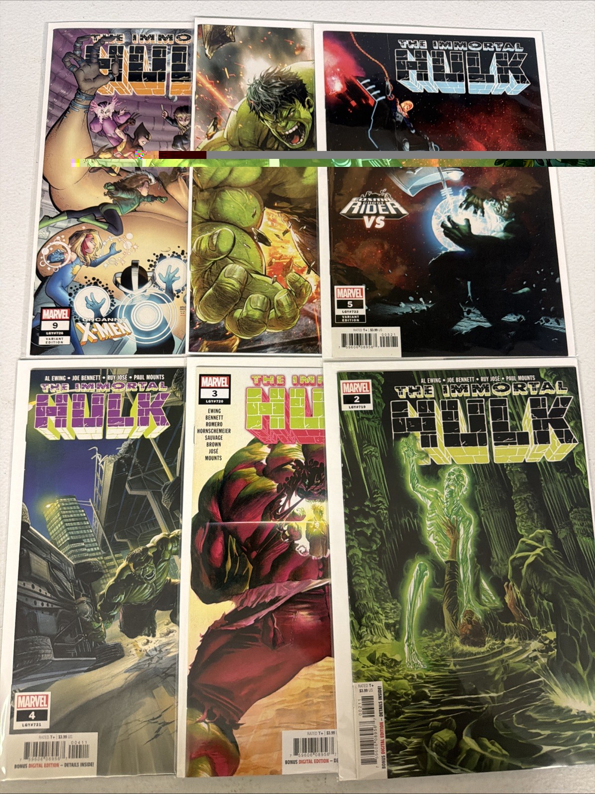 The Immortal Hulk #2 3 4 5 7 9 2018 Marvel Comics Lot Run Set NM- *U7