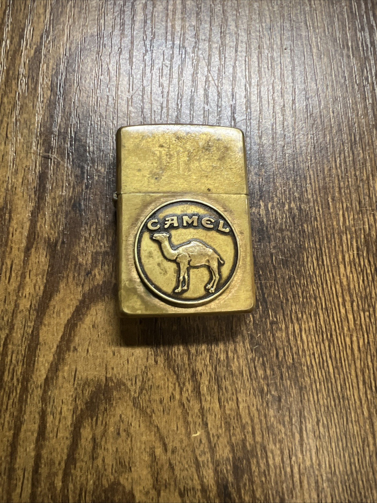 Vintage 1932-1992 CAMEL Medallion Solid Brass ZIPPO Lighter Engraved
