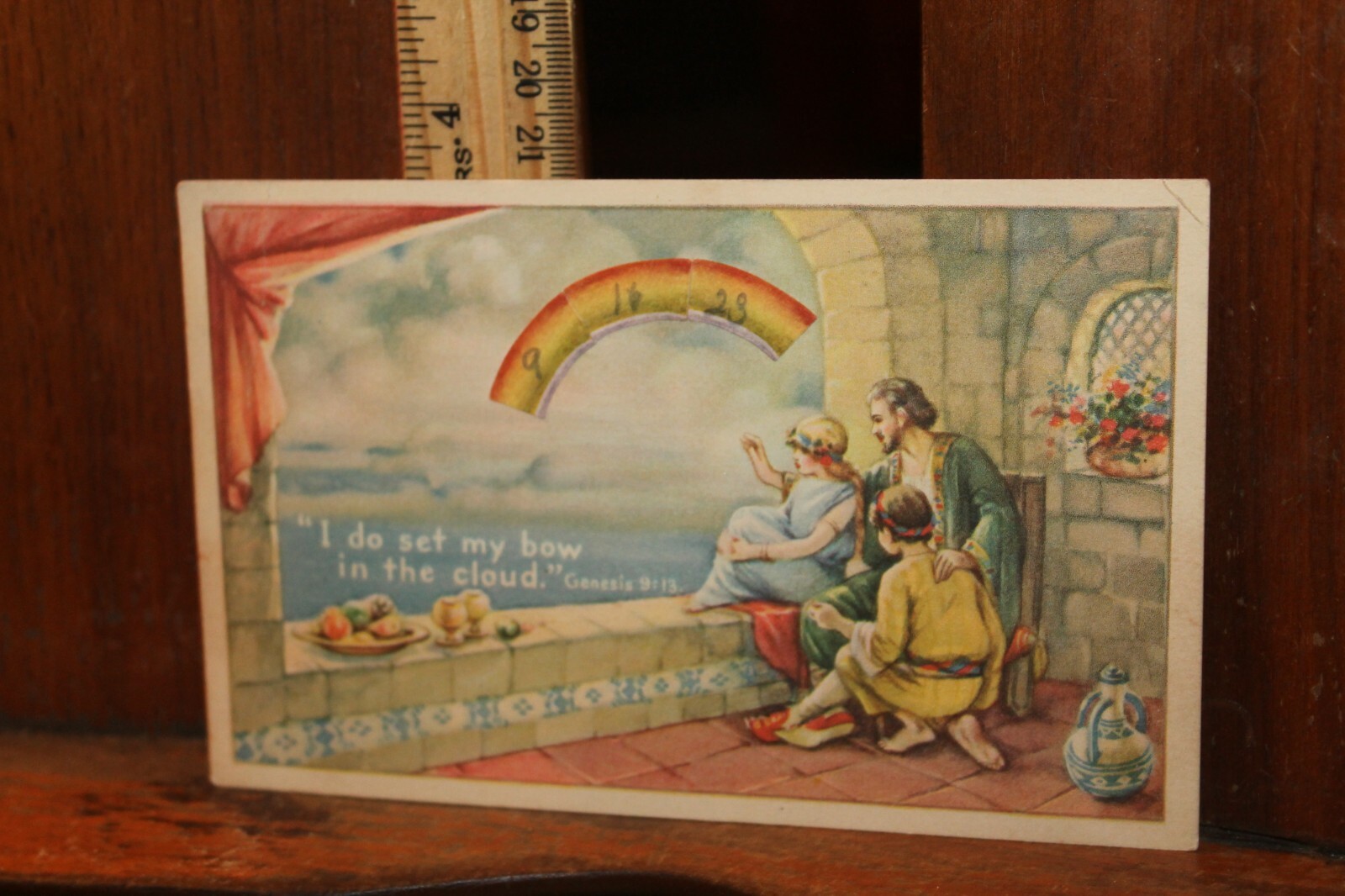 Antique 1924 National Line of Monthly Attendance Award Cards Bible Subjects 1930